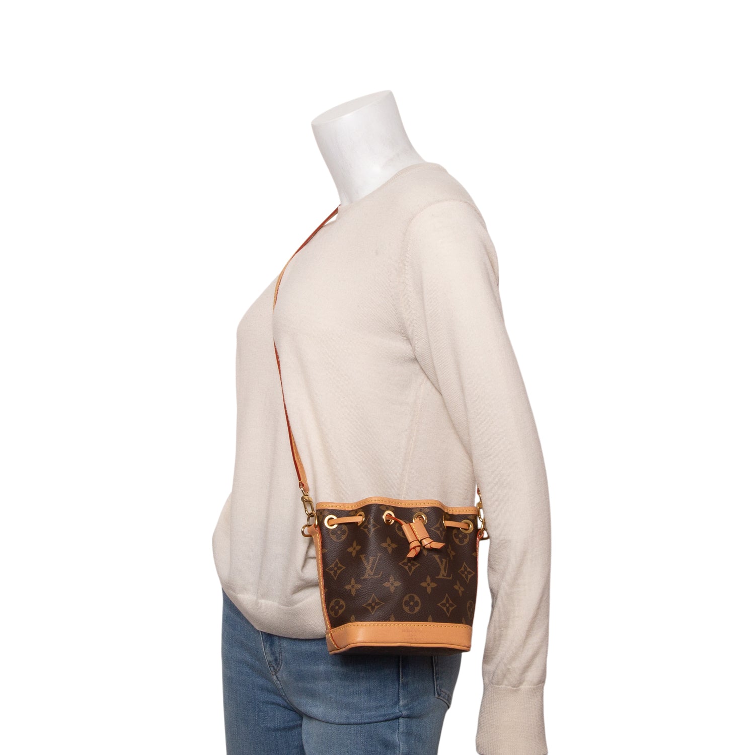 Louis Vuitton 2024 Monogram Nano Noe w/ Box, Receipt & Strap