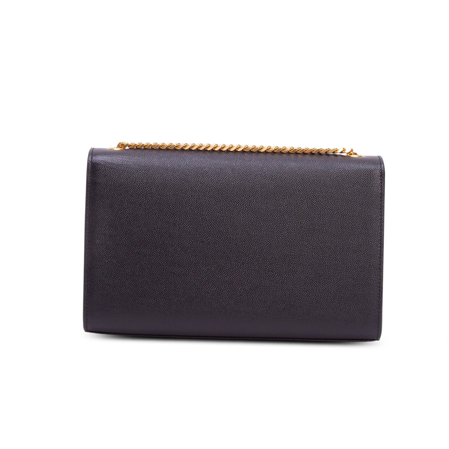 Saint Laurent 2023 Black Grain De Poudre Medium Kate Bag w/ Receipt