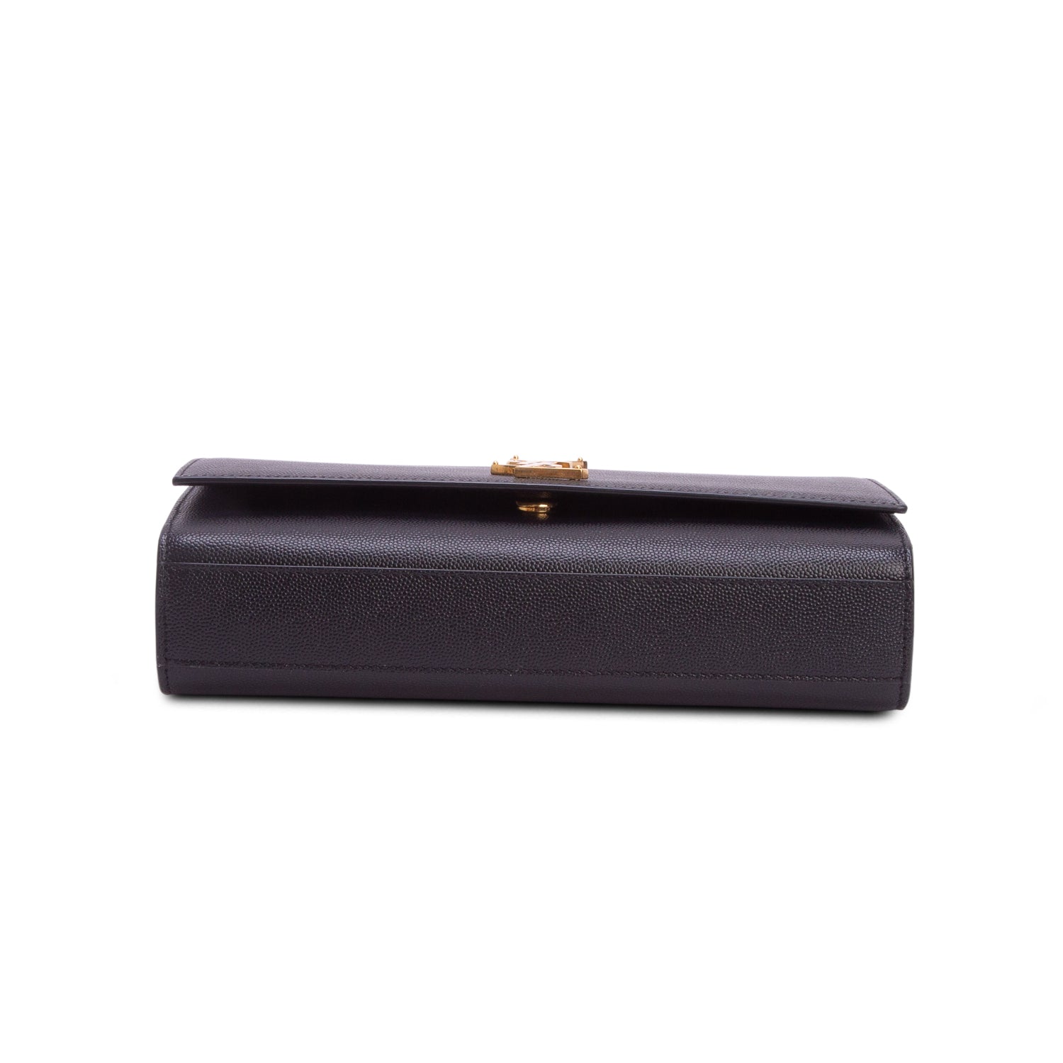 Saint Laurent 2023 Black Grain De Poudre Medium Kate Bag w/ Receipt