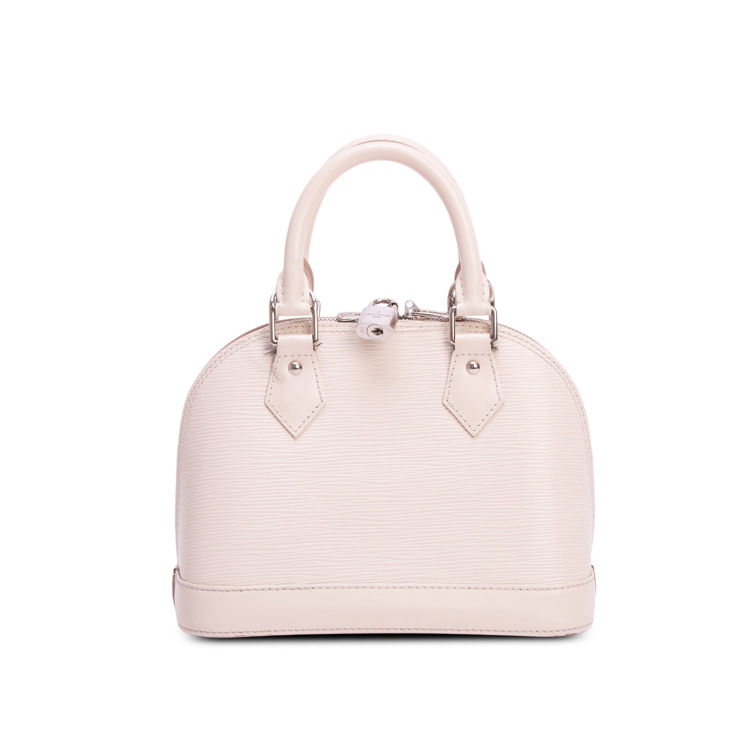 Louis Vuitton Grey Epi Leather Alma BB w/ Strap