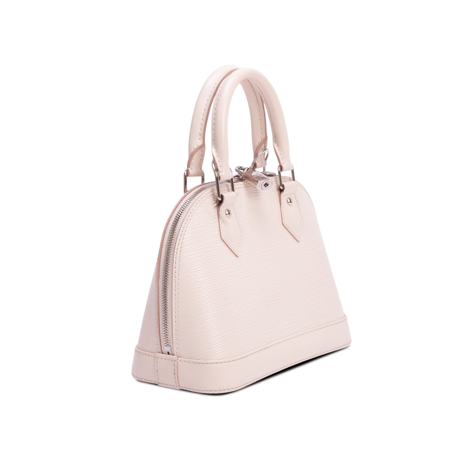 Louis Vuitton Grey Epi Leather Alma BB w/ Strap