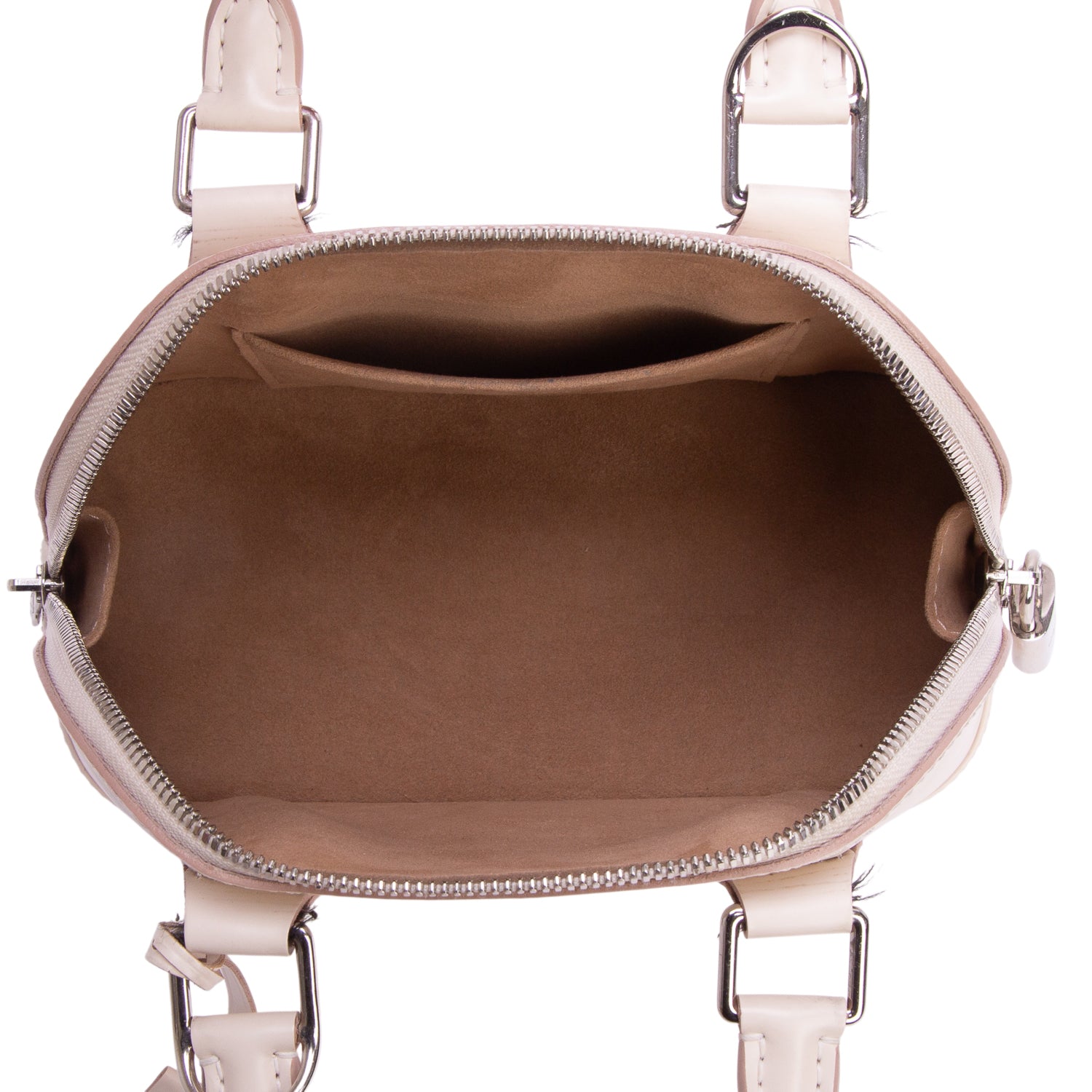 Louis Vuitton Grey Epi Leather Alma BB w/ Strap
