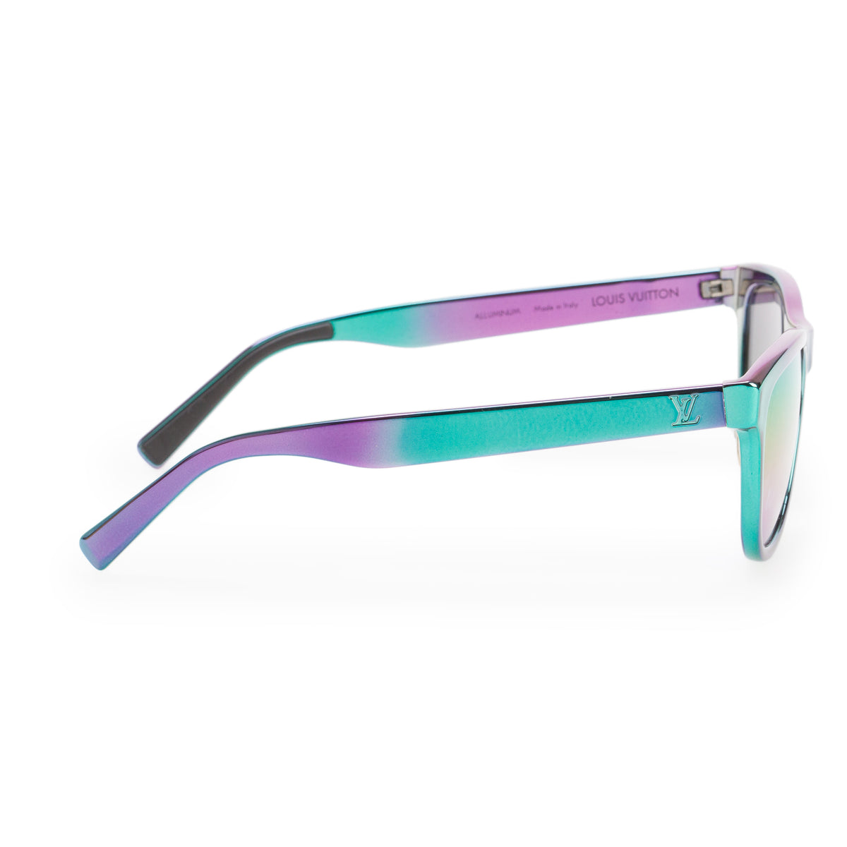 Louis Vuitton Z0998U Multicolor Aluminum Square Sunglasses w/ Case
