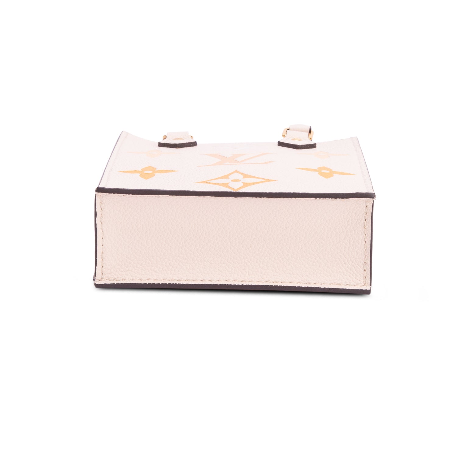 Louis Vuitton White Empreinte Monogram Giant By The Pool Petit Sac Plat w/ Box & Strap