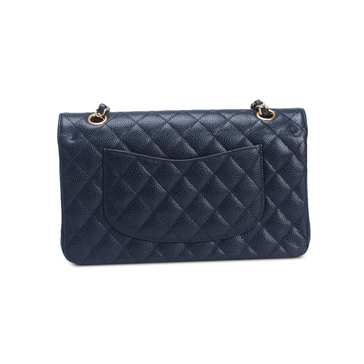 Chanel Black Caviar Classic Medium Double Flap Bag