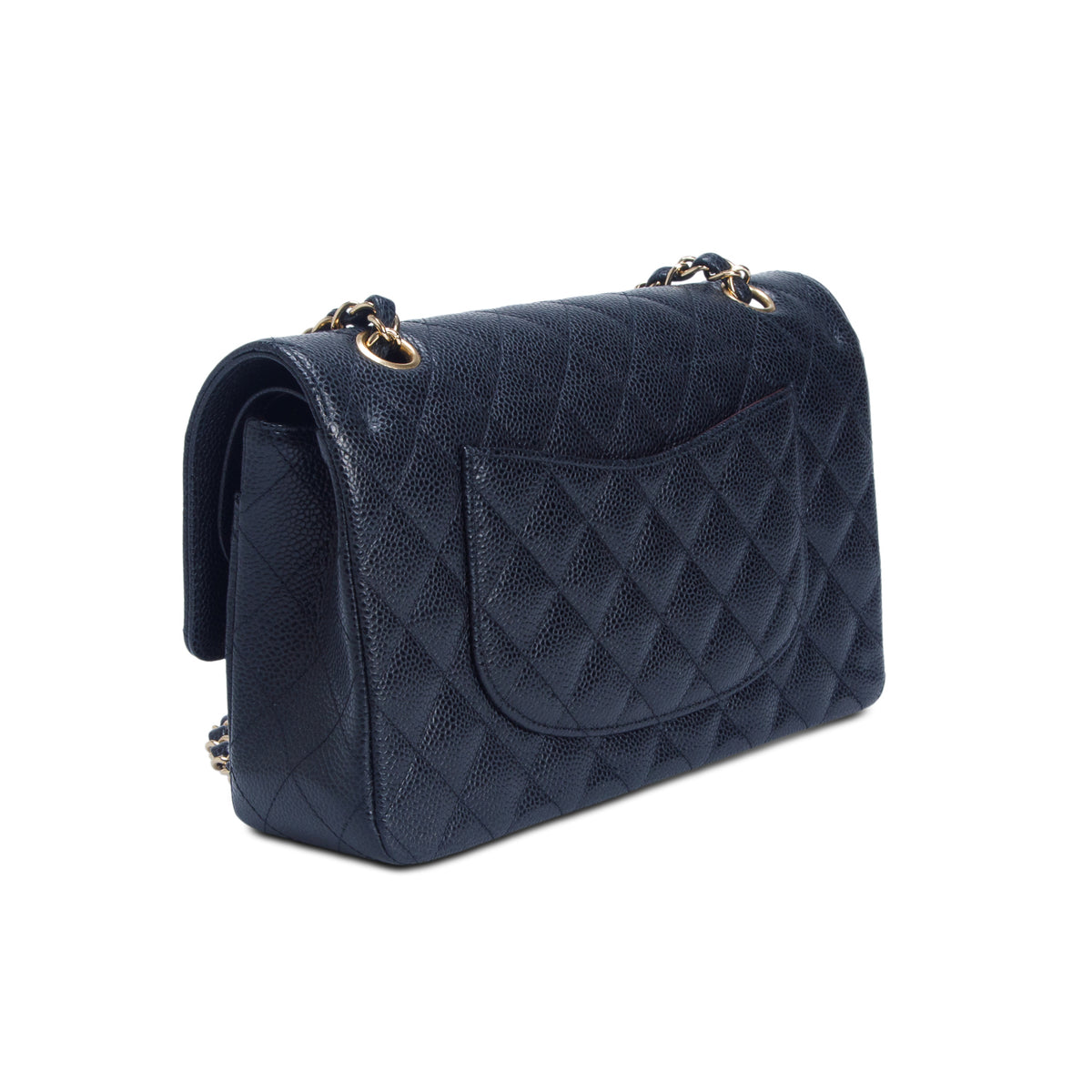 Chanel Black Caviar Classic Medium Double Flap Bag