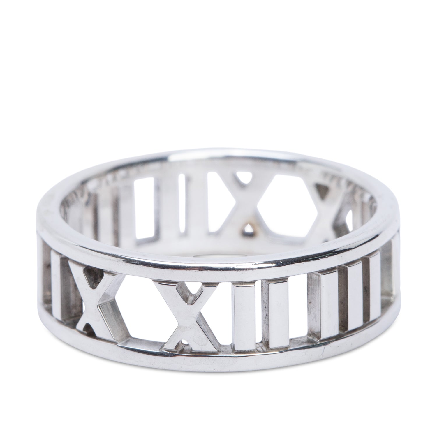 Tiffany & Co. Sterling Silver Atlas Open Ring, Size 8.25