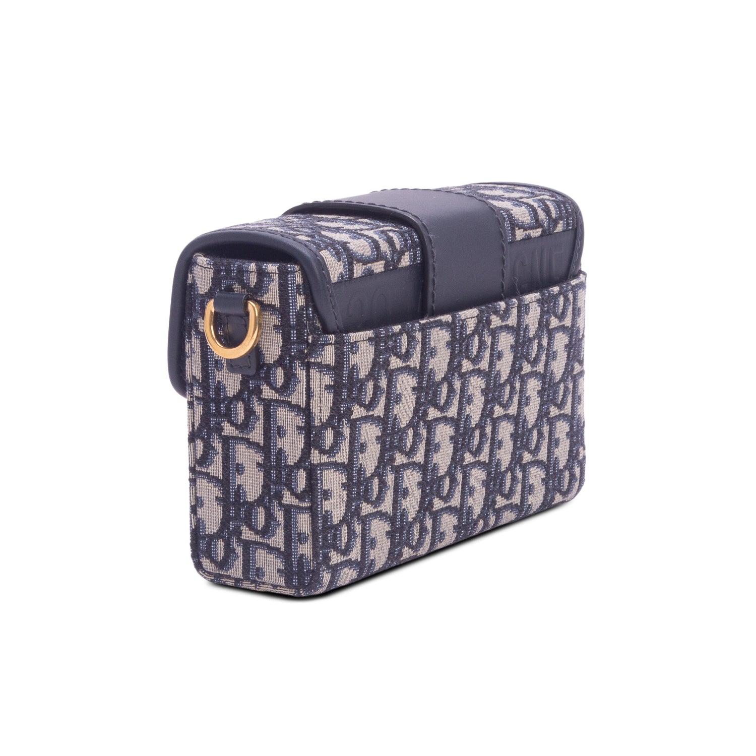 Christian Dior Blue Oblique 30 Montaigne Box Bag w/ Box