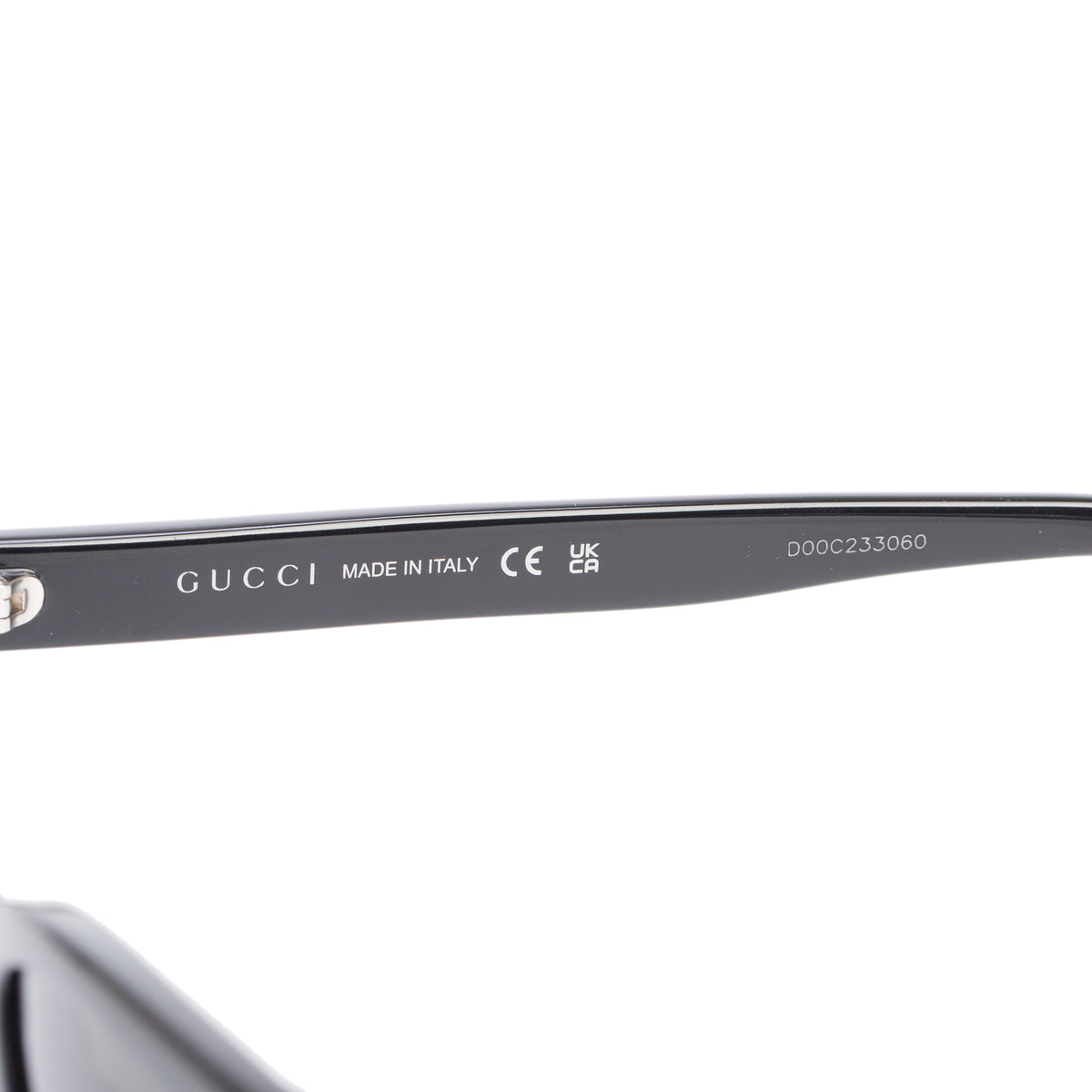 Gucci GG1116S Black Acetate Web Cat-Eye Sunglasses w/ Case