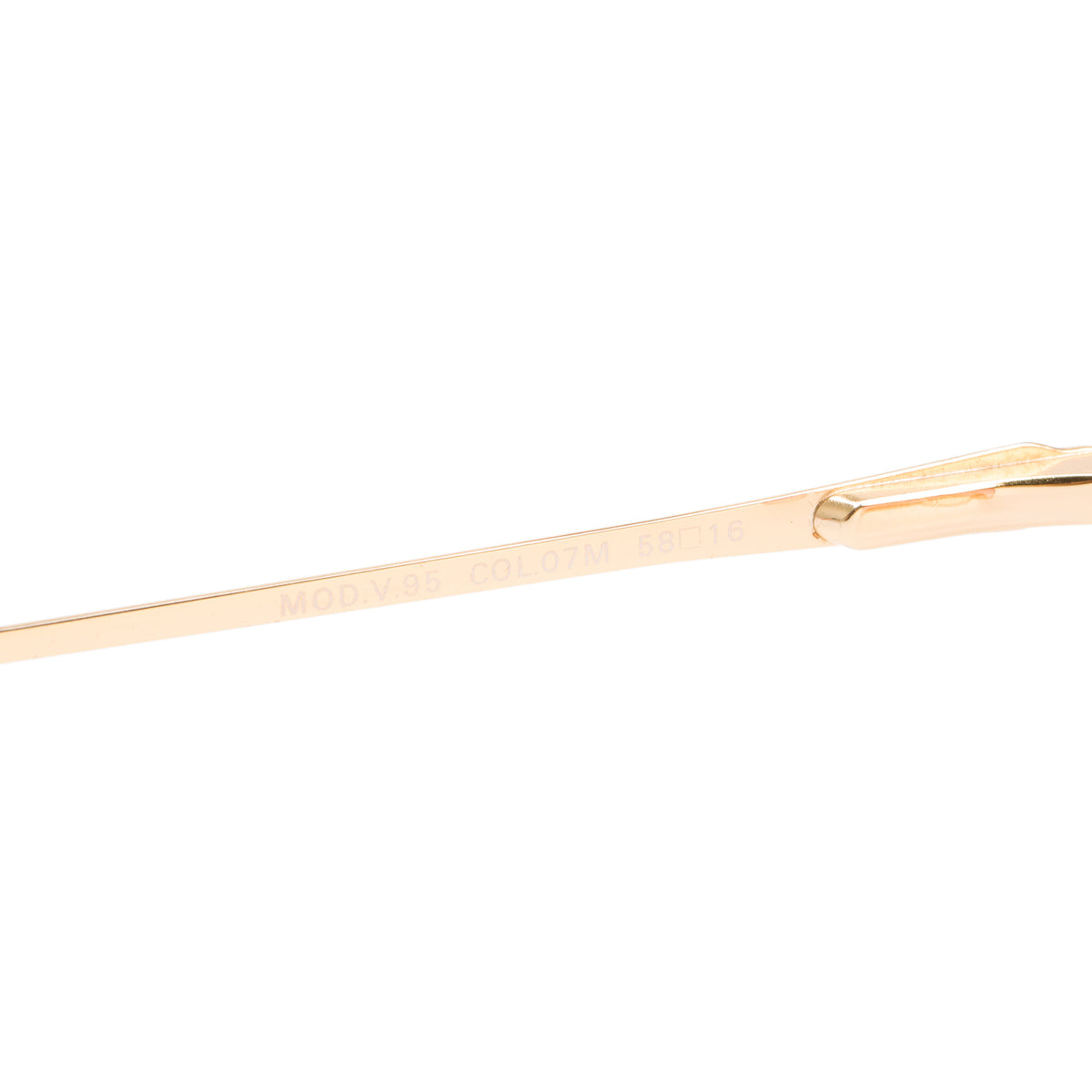 Versace V.95 Gold Tone Metal Medusa Aviator Sunglasses