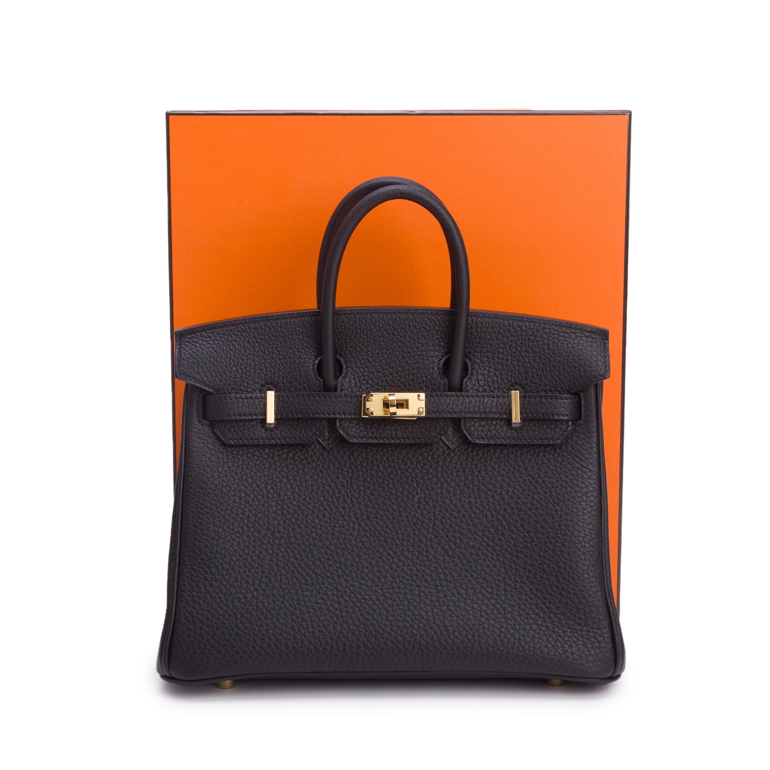 Hermes 2026 Noir Togo Birkin 25 w/ Box & Receipt