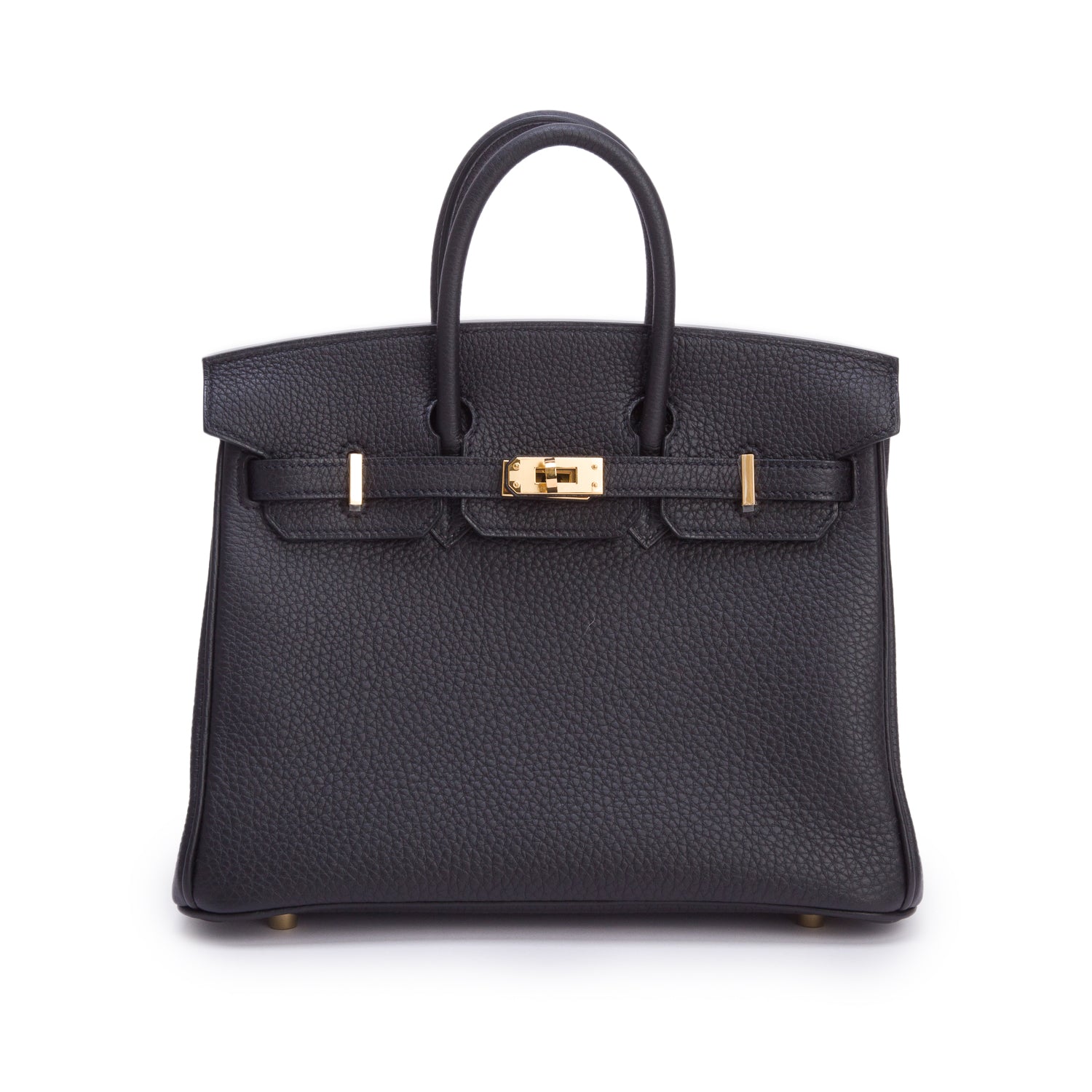 Hermes 2026 Noir Togo Birkin 25 w/ Box & Receipt