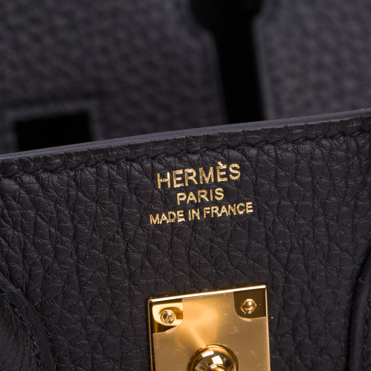 Hermes 2026 Noir Togo Birkin 25 w/ Box & Receipt