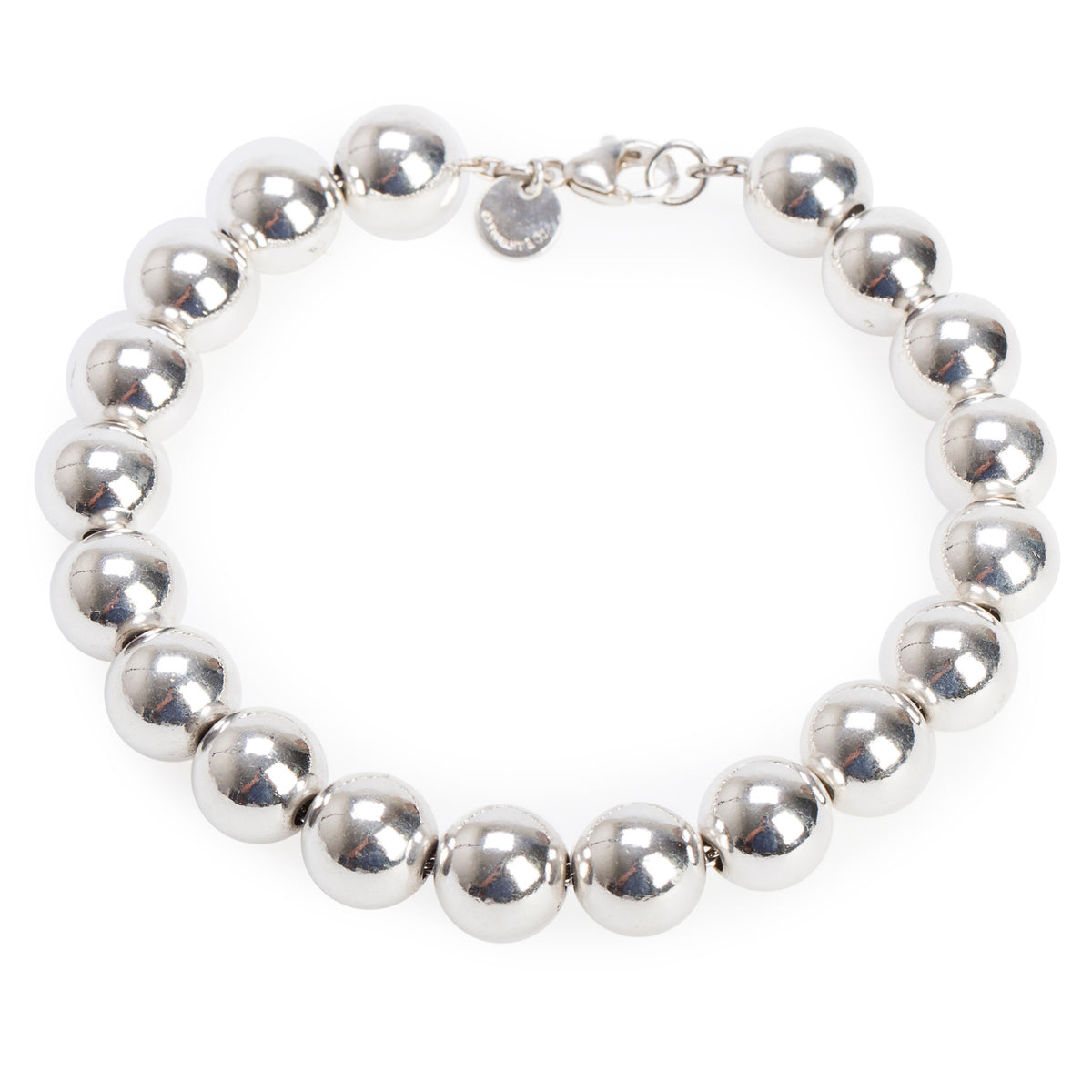 Tiffany & Co. Sterling Silver 10 MM HardWear Ball Bracelet