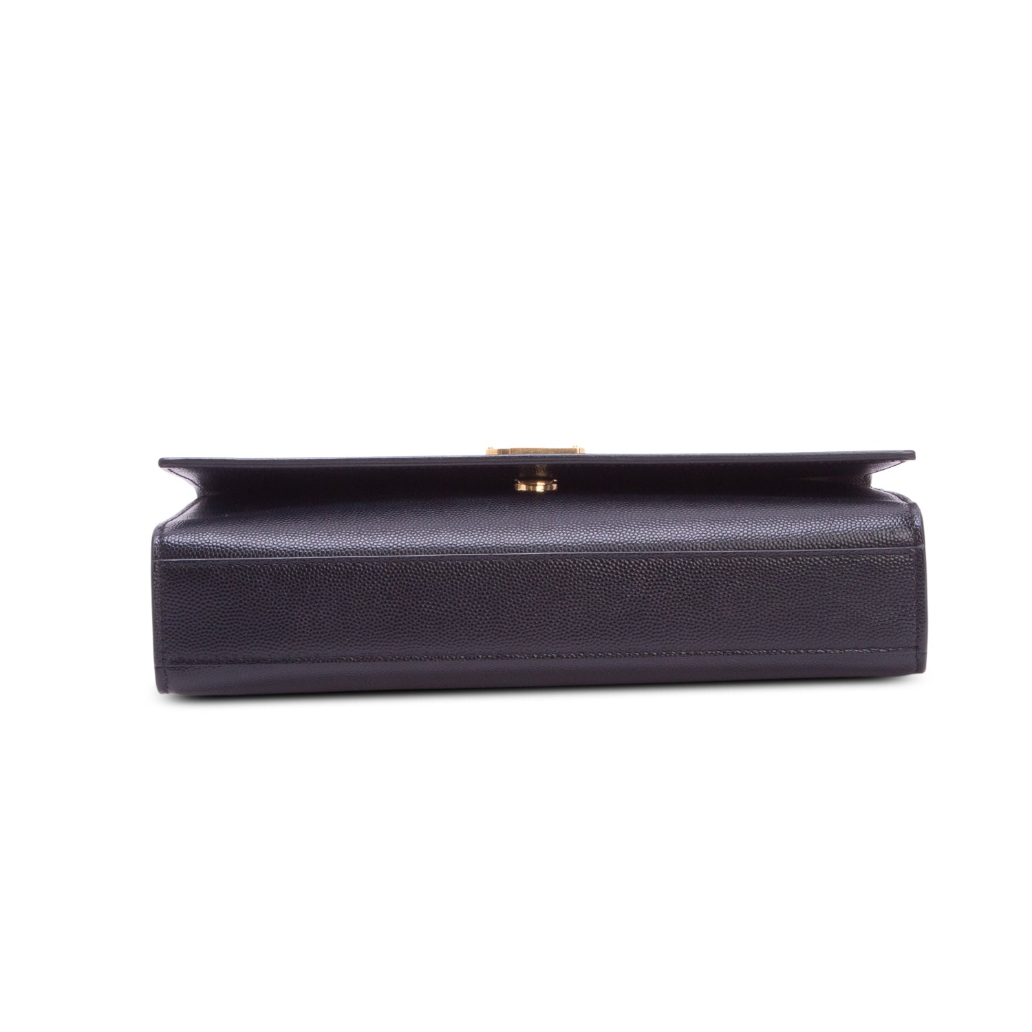 Saint Laurent Black Grain De Poudre Medium Kate Bag