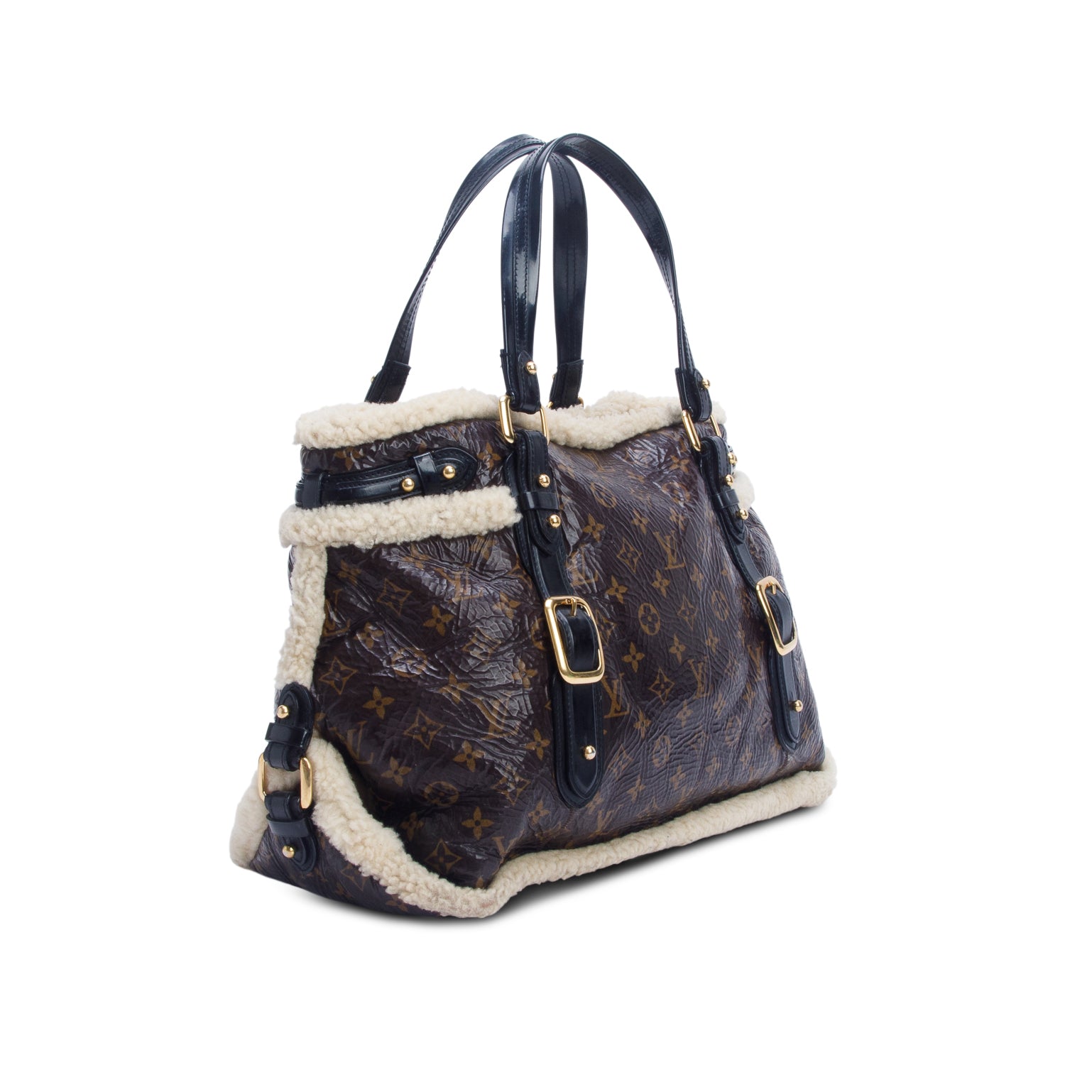 Louis Vuitton Monogram Shearling Thunder Bag