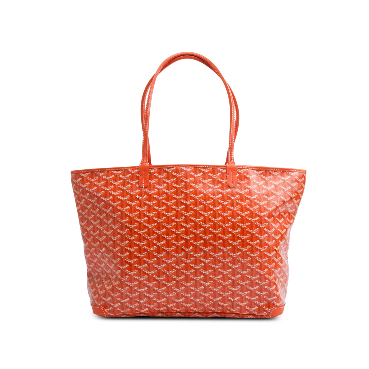 Goyard 2022 Red Monogram and Leather Trim Artois MM