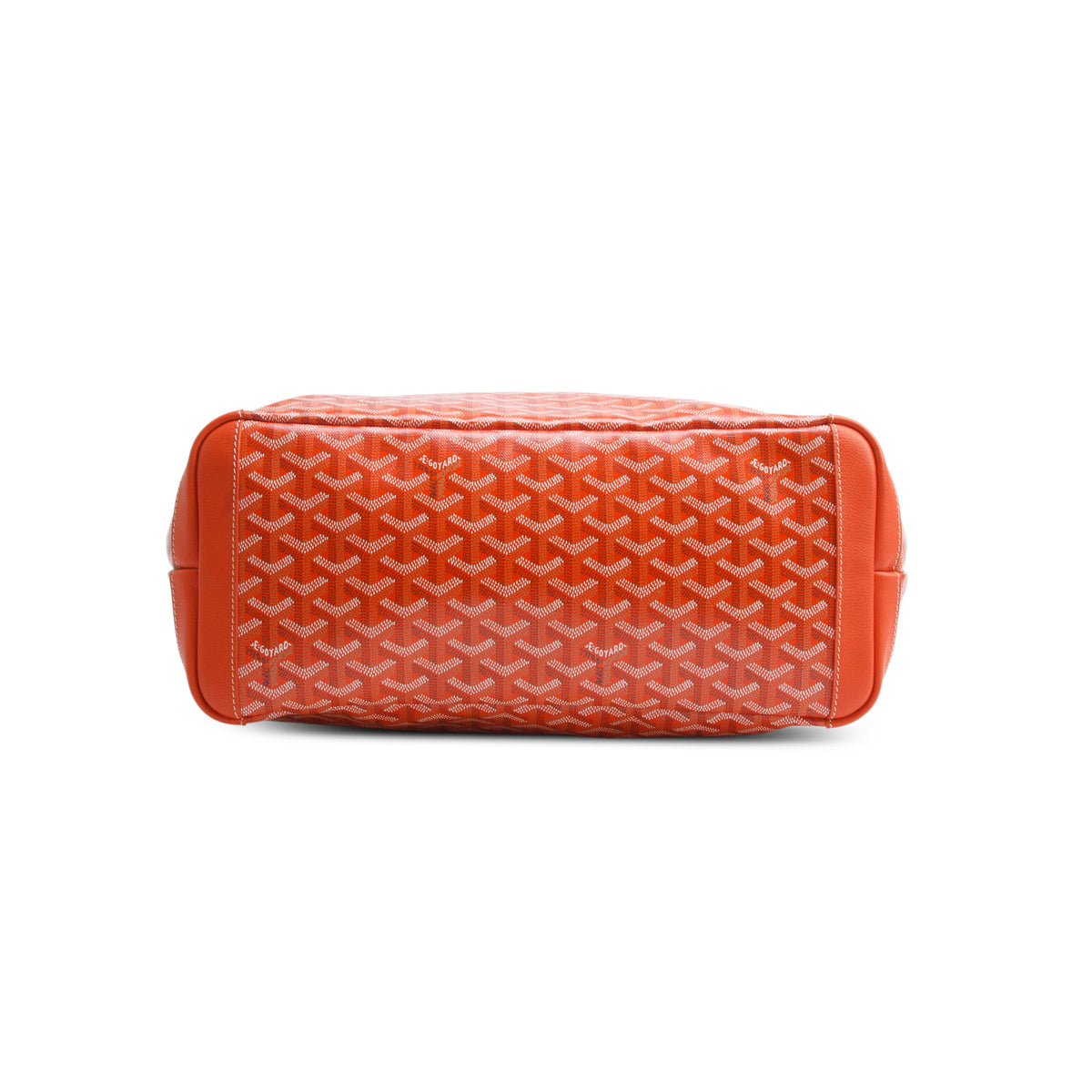 Goyard 2022 Red Monogram and Leather Trim Artois MM