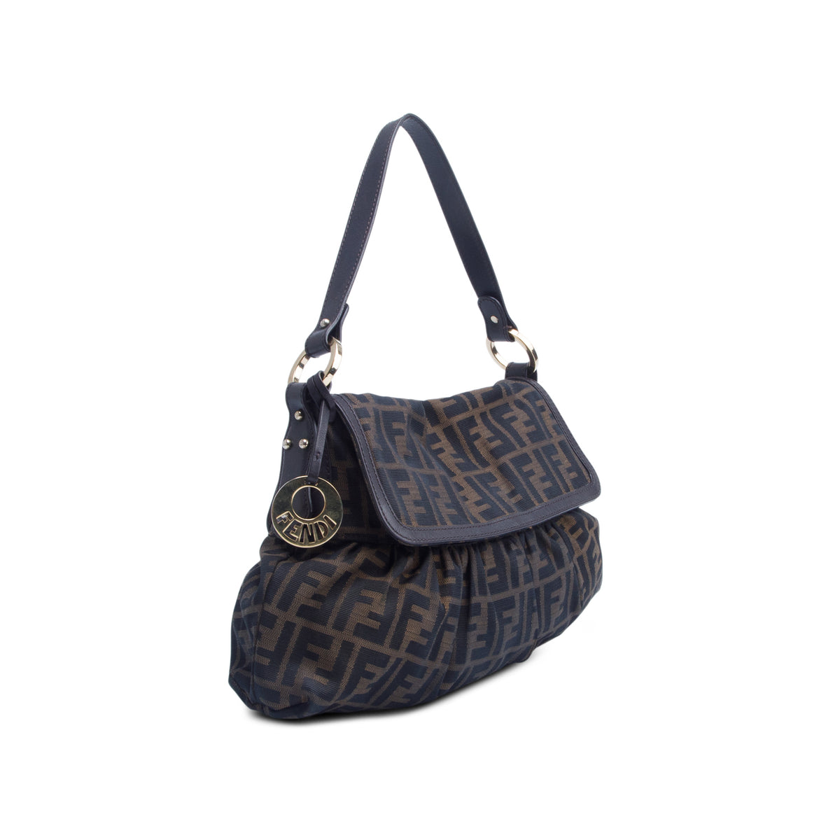 Fendi Brown Zucca Chef Shoulder Bag
