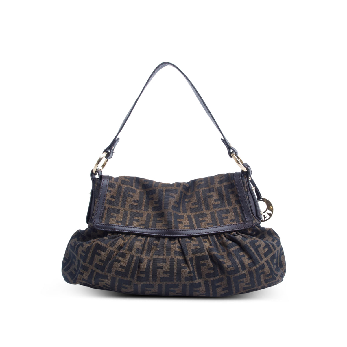 Fendi Brown Zucca Chef Shoulder Bag