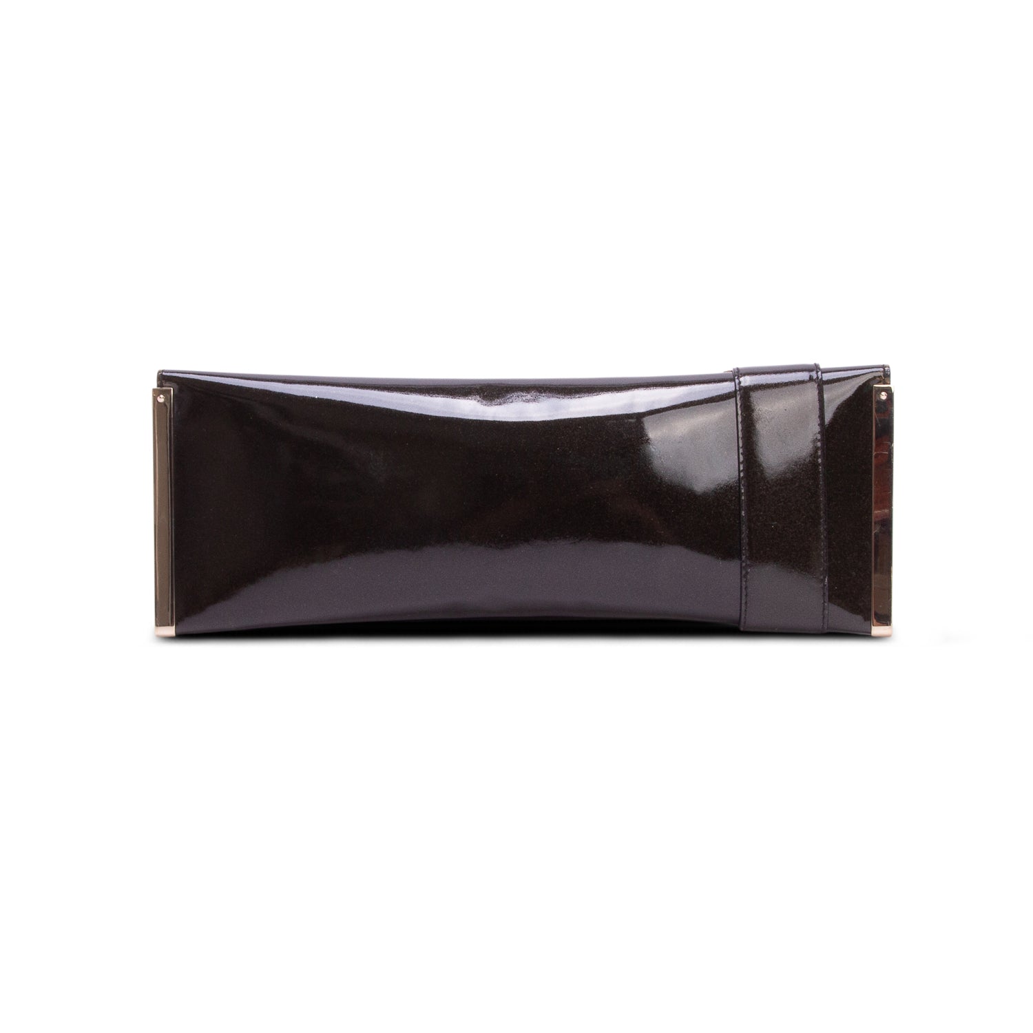 Gucci Green Patent Leather Romy Clutch