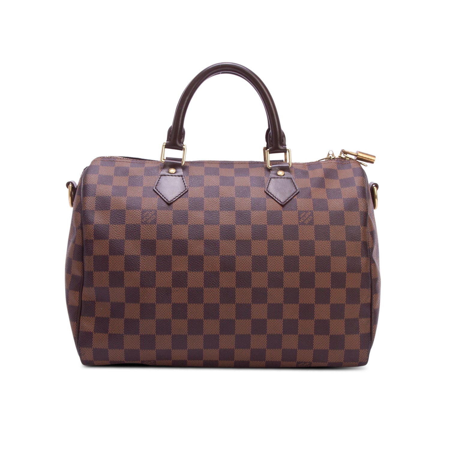 Louis Vuitton Damier Ebene Speedy Bandouliere 30 w/ Box & Strap