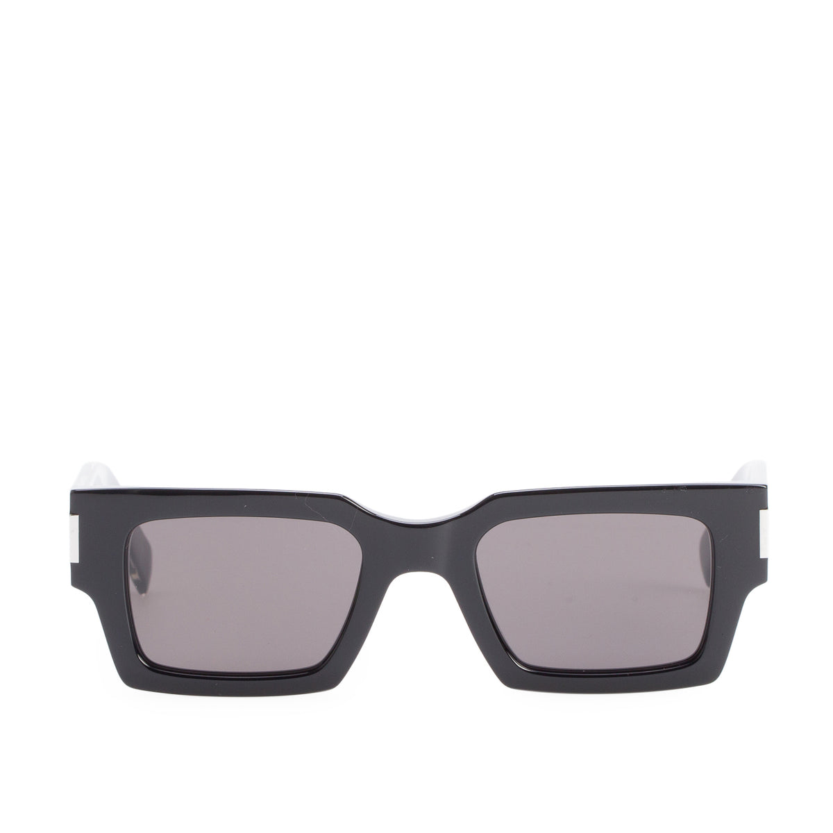 Saint Laurent SL 572 Black Acetate Rectangle Sunglasses w/ Case