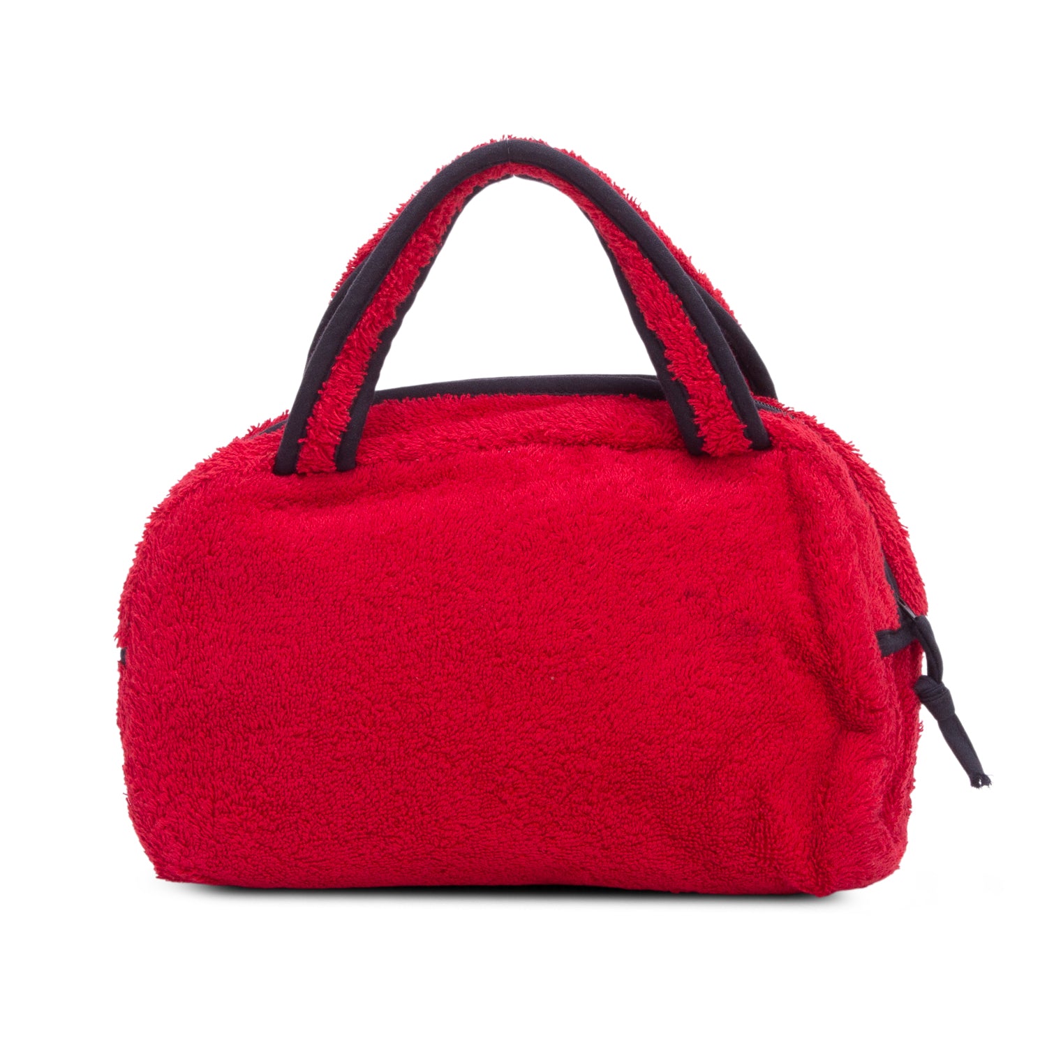 Christian Dior Red Terrycloth J'adore Dior Mini Bowler Bag