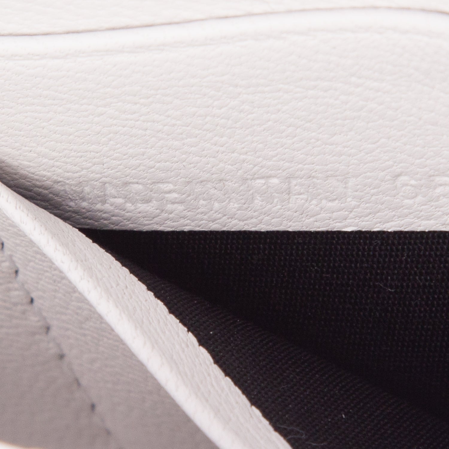 Balenciaga White Shiny Calfskin Croc Embossed Hourglass Wallet on Chain w/ Box