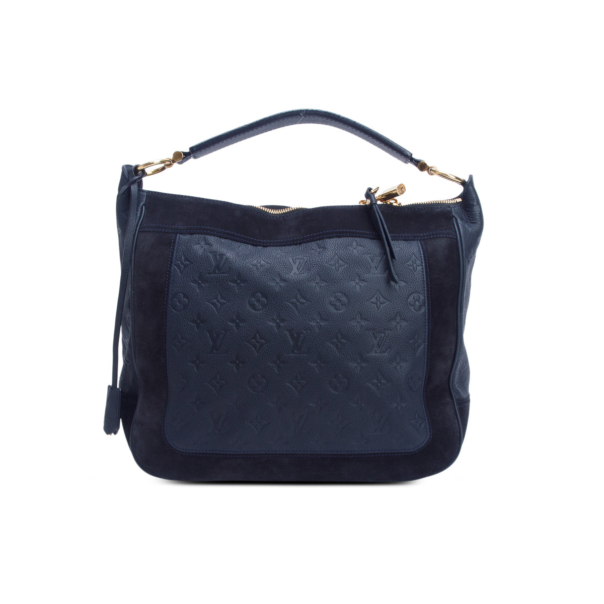 Louis Vuitton Black Empreinte Suede Audacieuse MM w/ Strap
