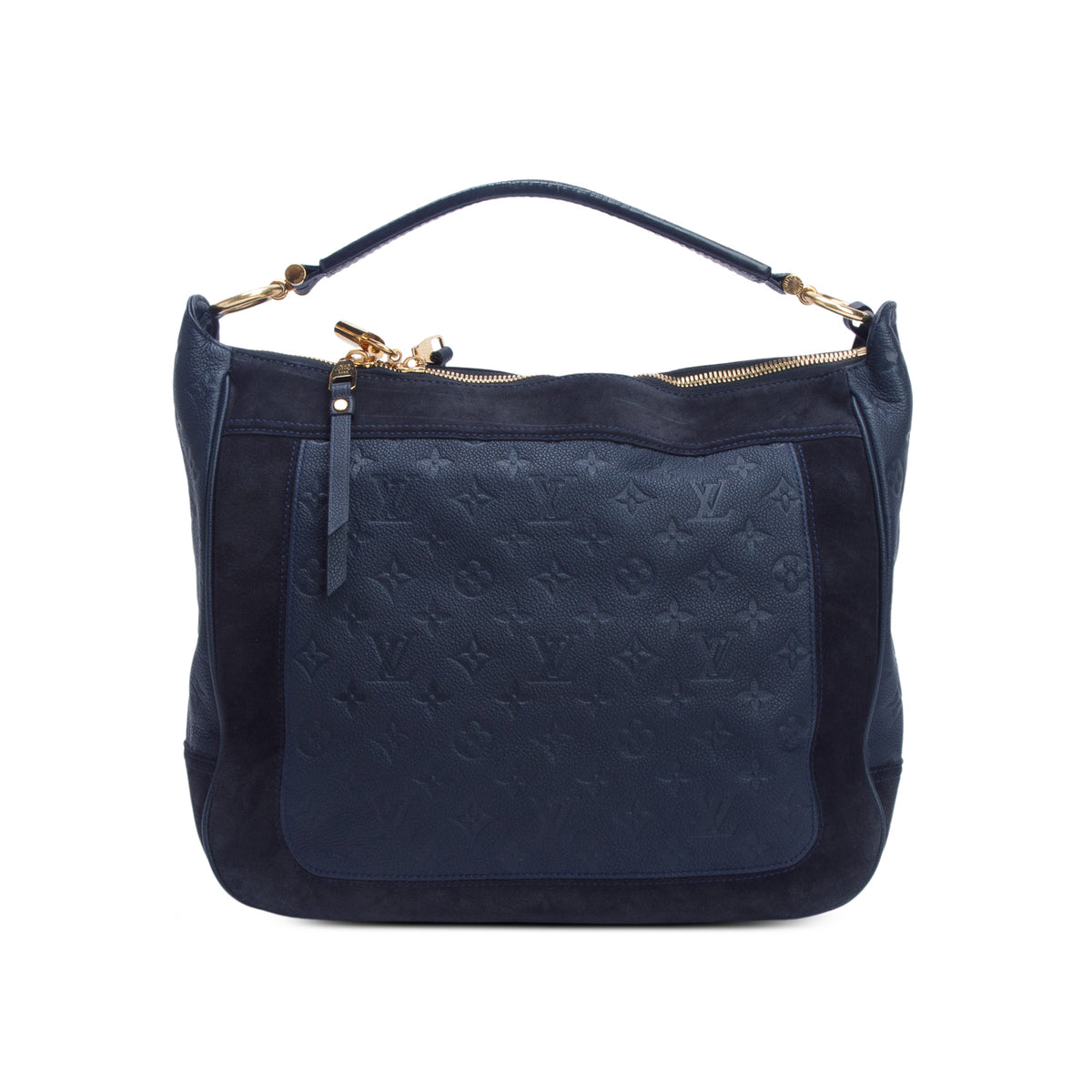 Louis Vuitton Black Empreinte Suede Audacieuse MM w/ Strap