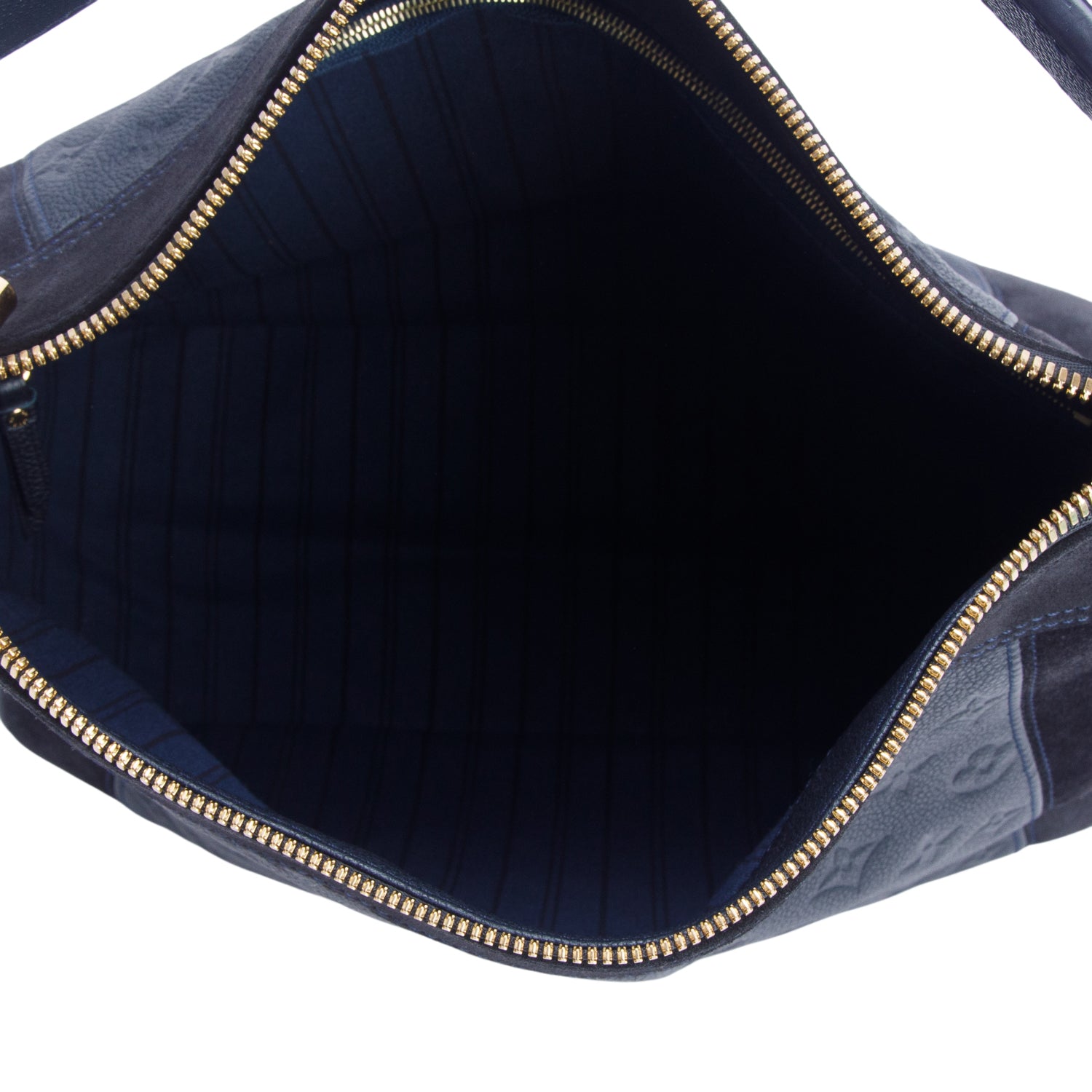 Louis Vuitton Black Empreinte Suede Audacieuse MM w/ Strap