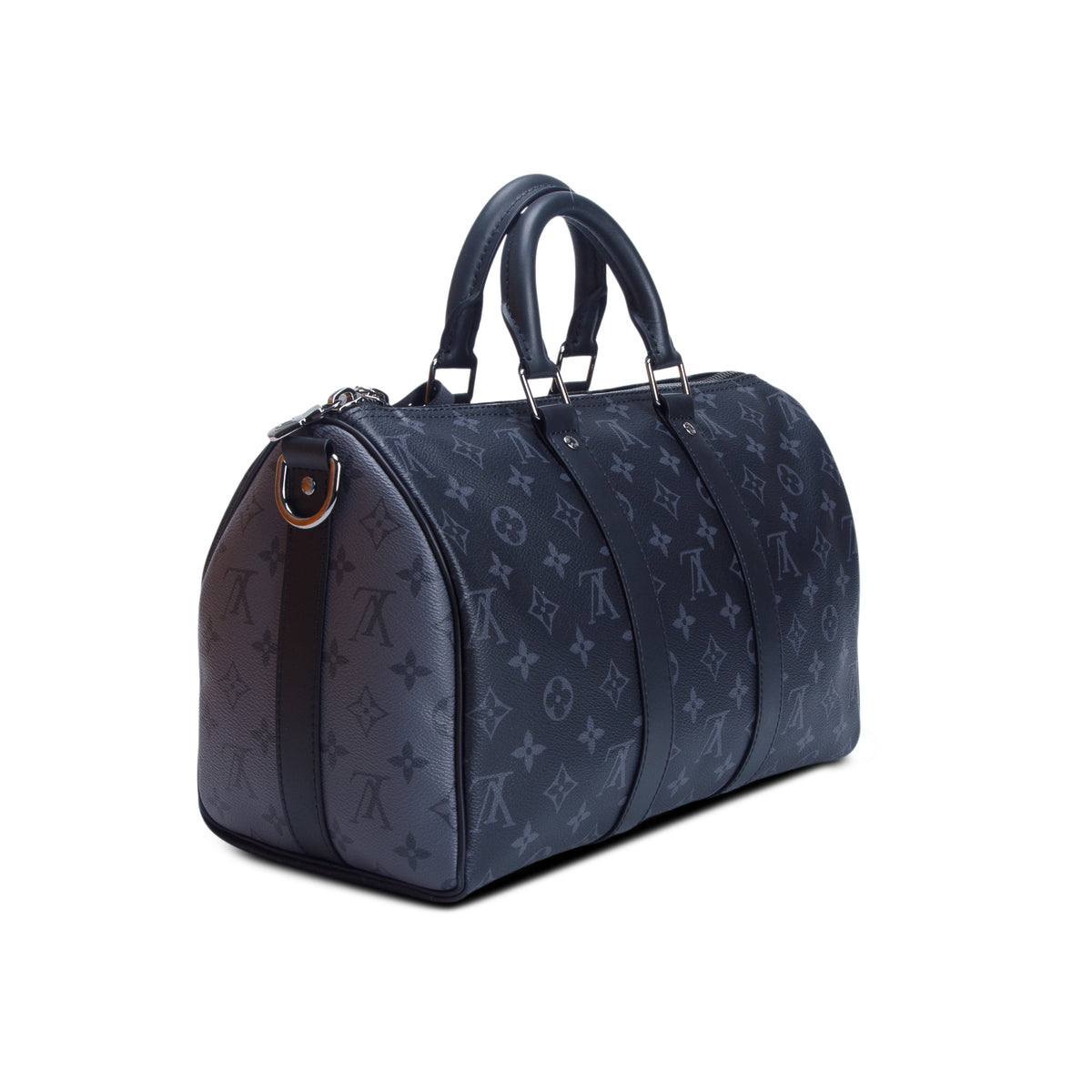 Louis Vuitton 2026 Monogram Eclipse Reverse Keepall Bandouliere 35 w/ Strap, Box & Receipt