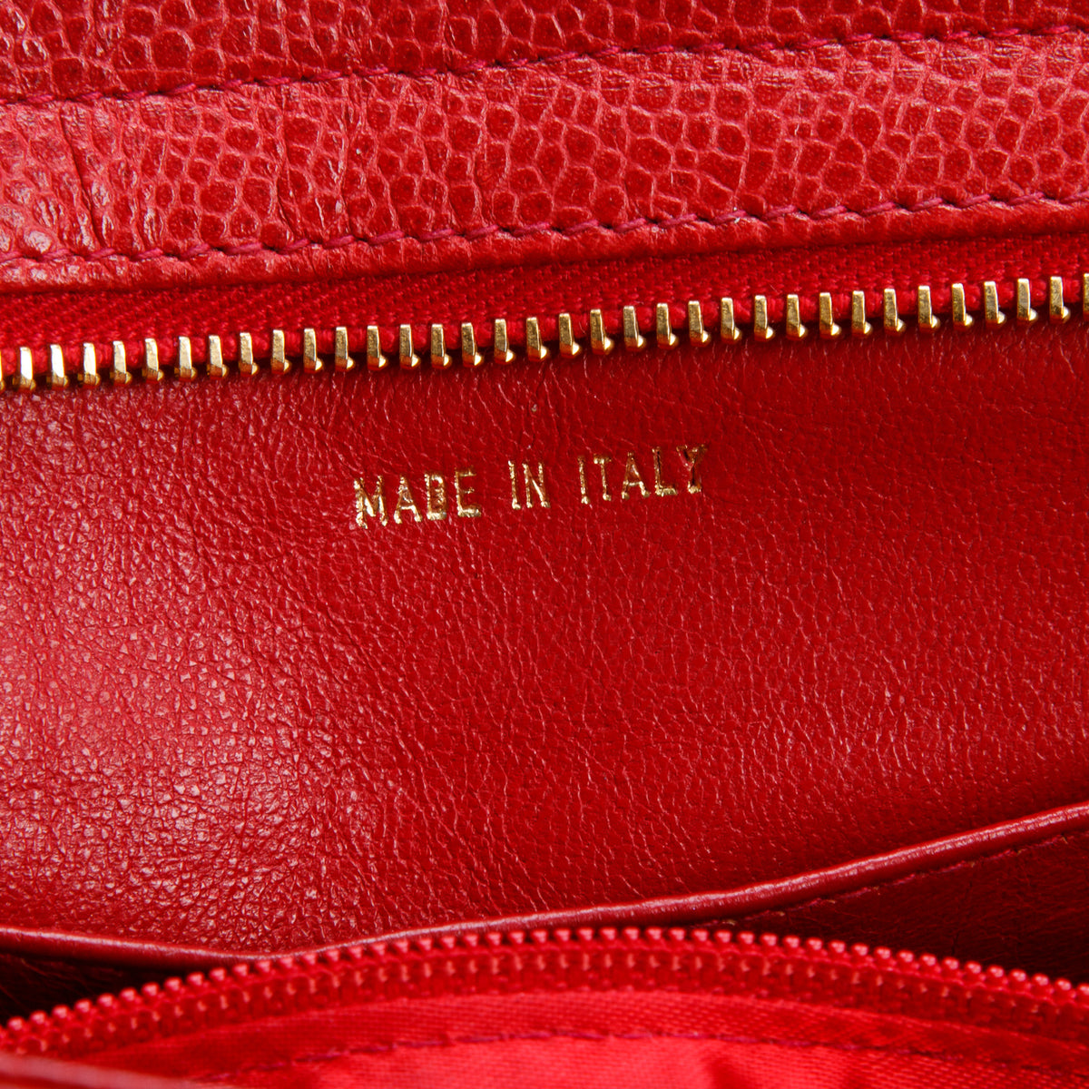 Chanel Red Quilted Caviar Leather Mini Tote w/ Authenticity Card