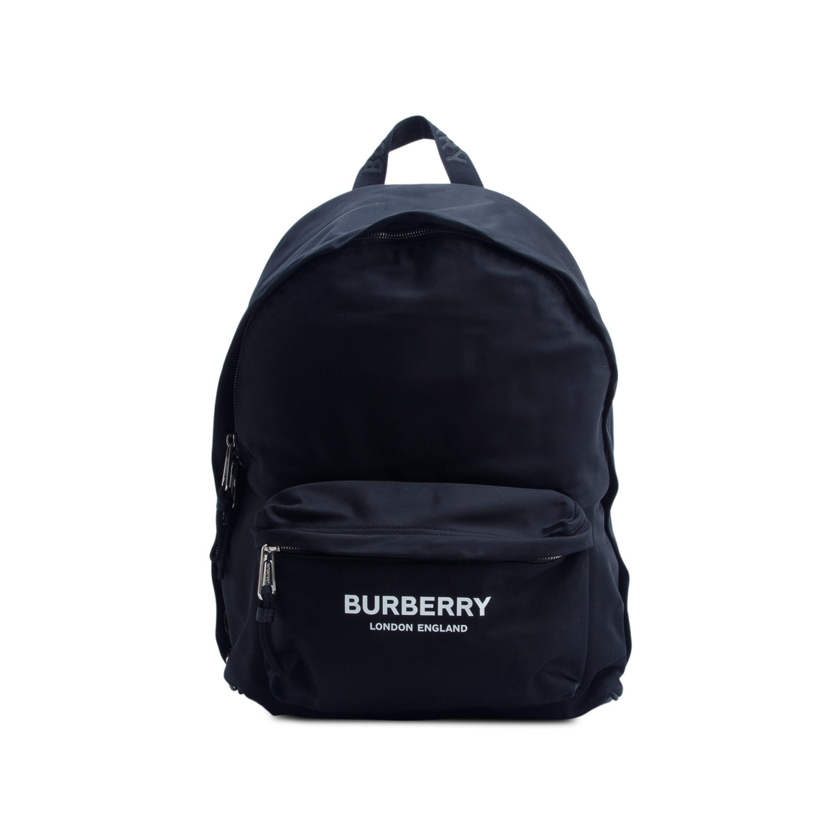 Burberry Black Nylon Logo Backpack
