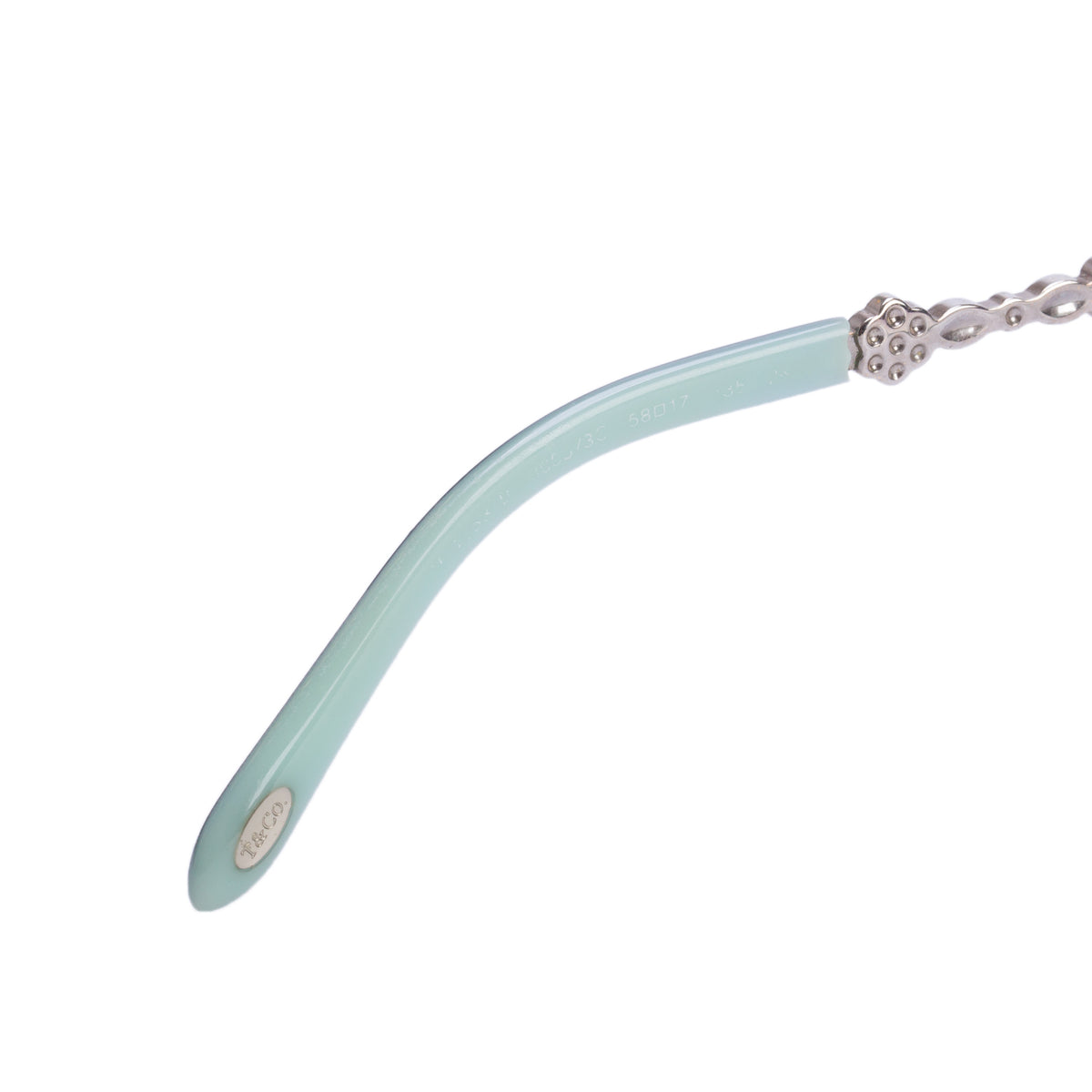 Tiffany & Co. TF4053-B Black/Blue Crystal Gradient Cat Eye Sunglasses