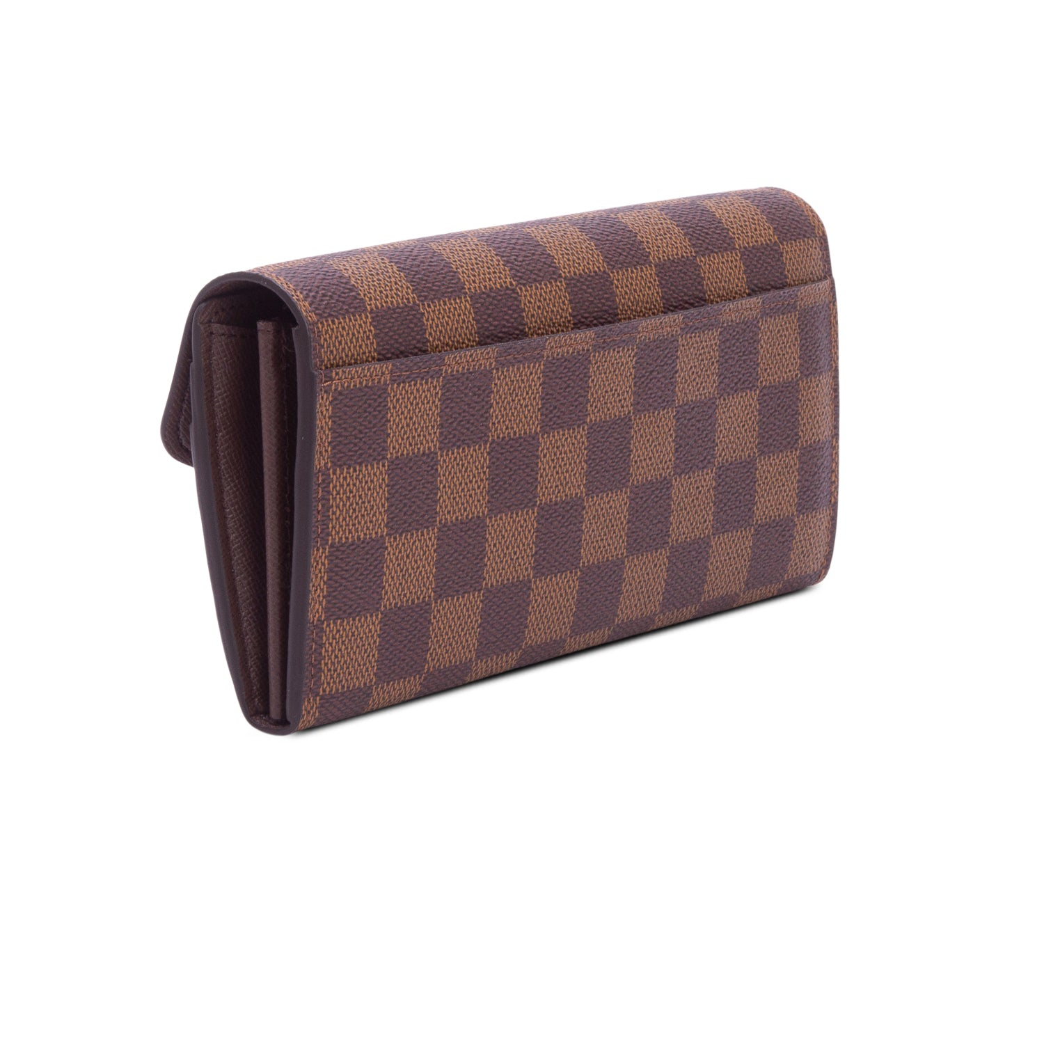 Louis Vuitton Damier Ebene Sarah Wallet w/ Box & Receipt