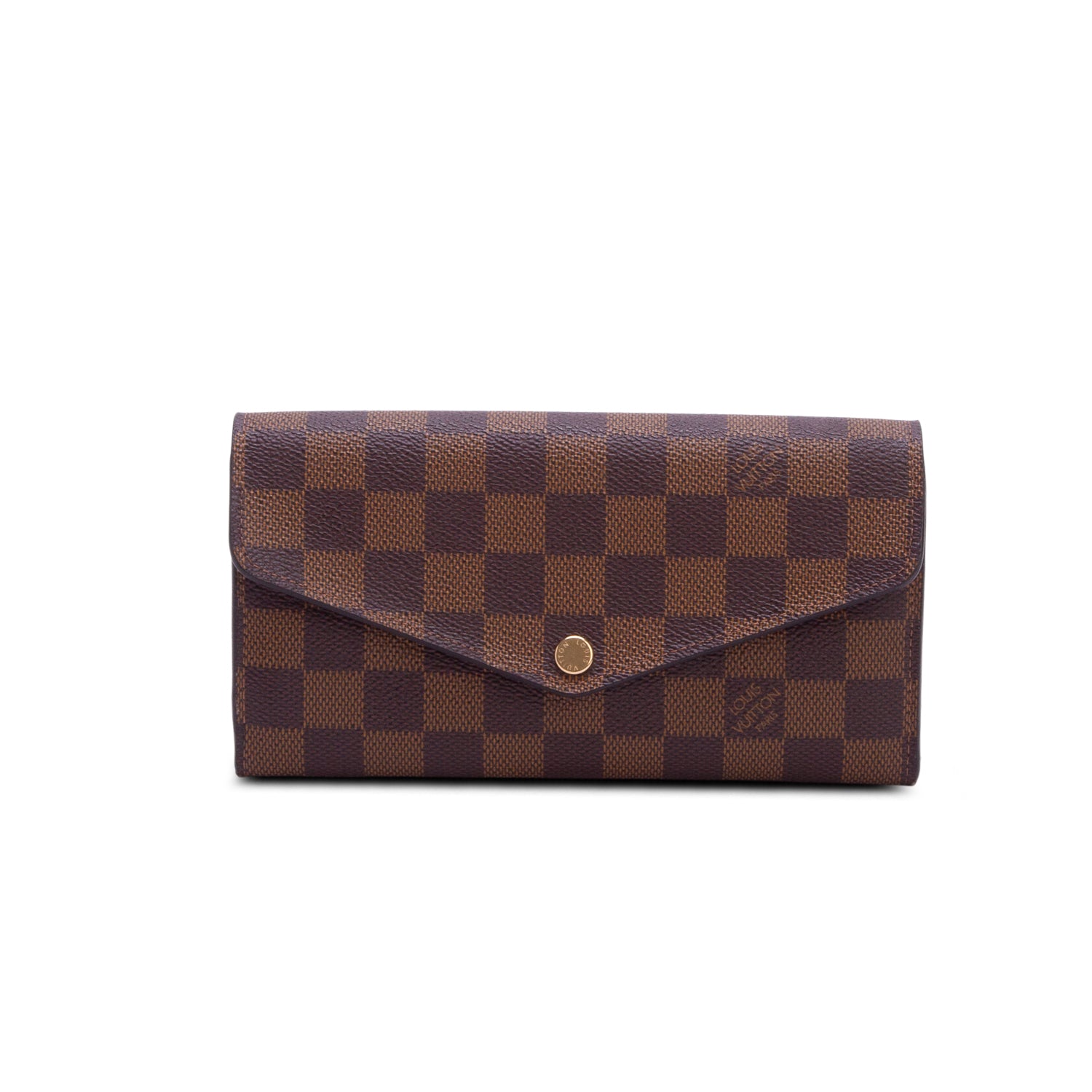 Louis Vuitton Damier Ebene Sarah Wallet w/ Box