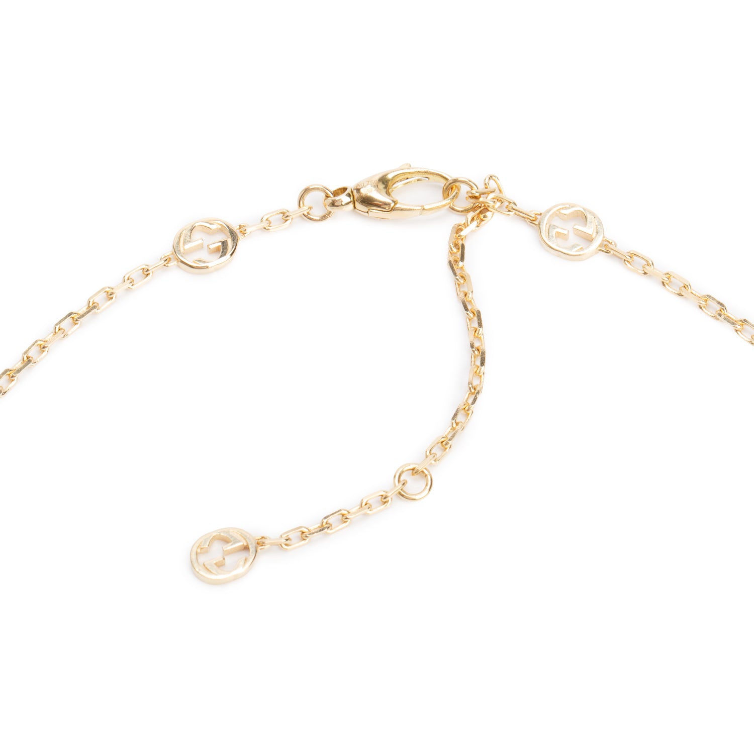 Gucci 18k Yellow Gold Interlocking G Chain Necklace