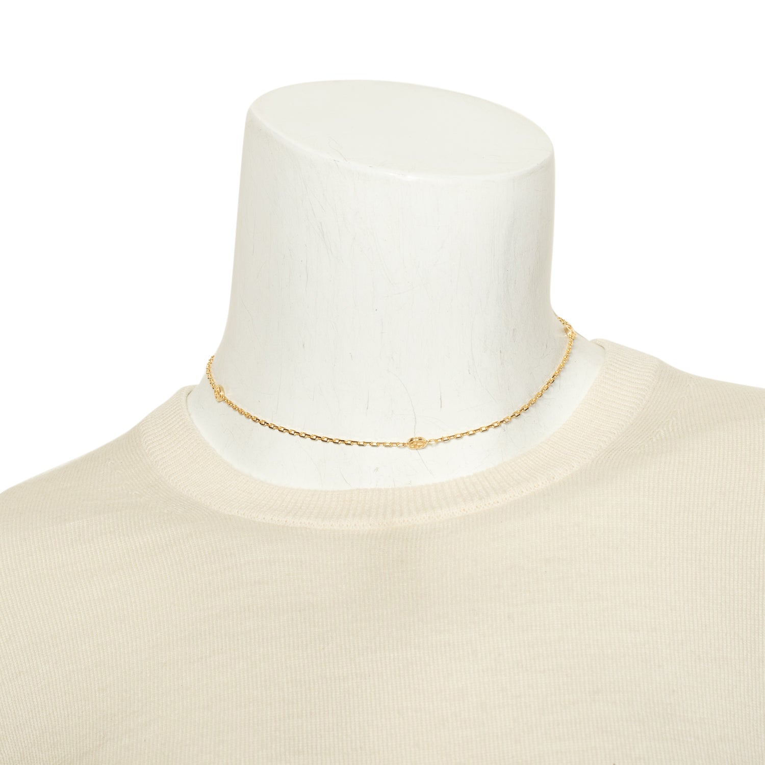 Gucci 18k Yellow Gold Interlocking G Chain Necklace