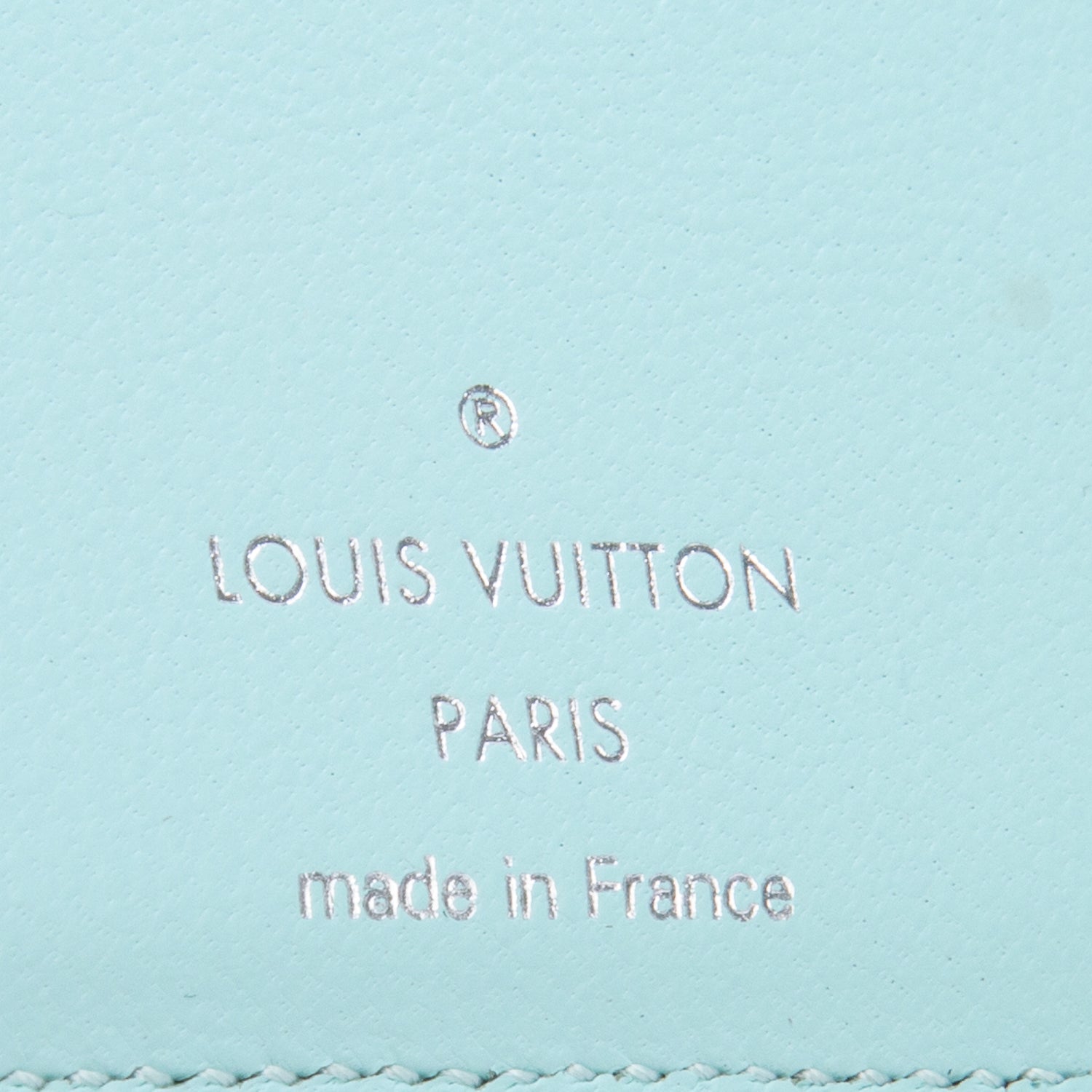 Louis Vuitton Light Blue Lagoon Alligator Multiple Wallet w/ Box