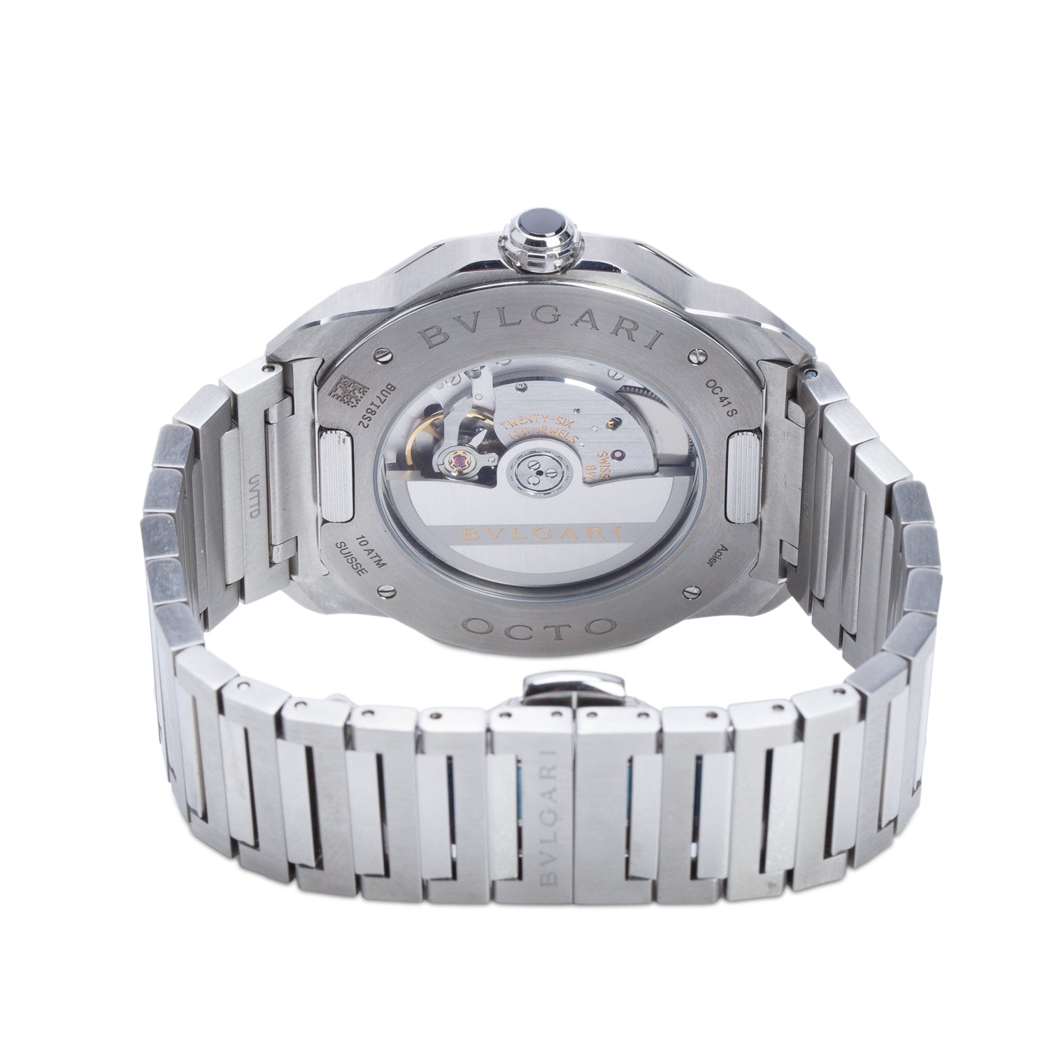 BVLGARI 2025 Stainless Steel Octo Roma 41 MM Automatic Watch Blue Dial w/ Box & Papers