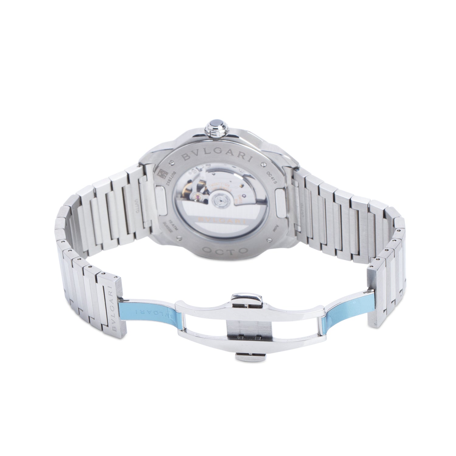 BVLGARI 2025 Stainless Steel Octo Roma 41 MM Automatic Watch Blue Dial w/ Box & Papers