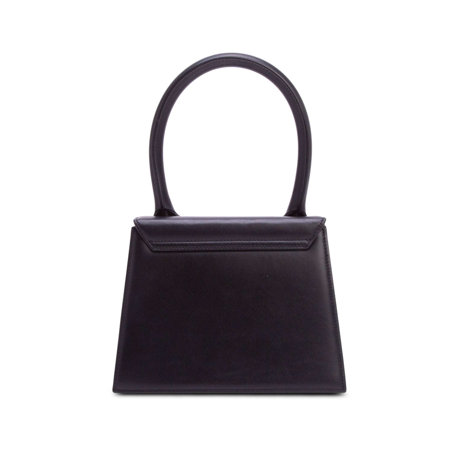 Jacquemus Black Leather Le Grand Chiquito Bag w/ Strap