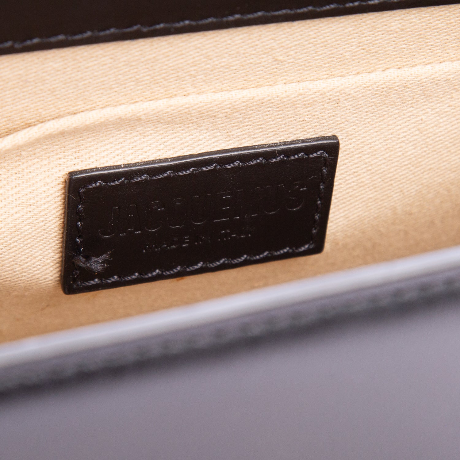 Jacquemus Black Leather Le Grand Chiquito Bag w/ Strap