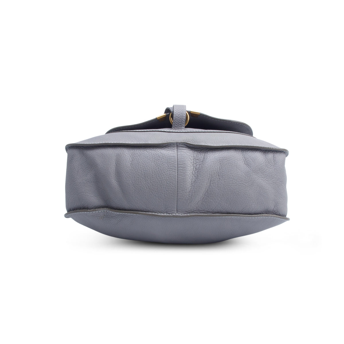 Chloe Grey Calfskin Leather Medium Marcie Shoulder Bag w/ Strap