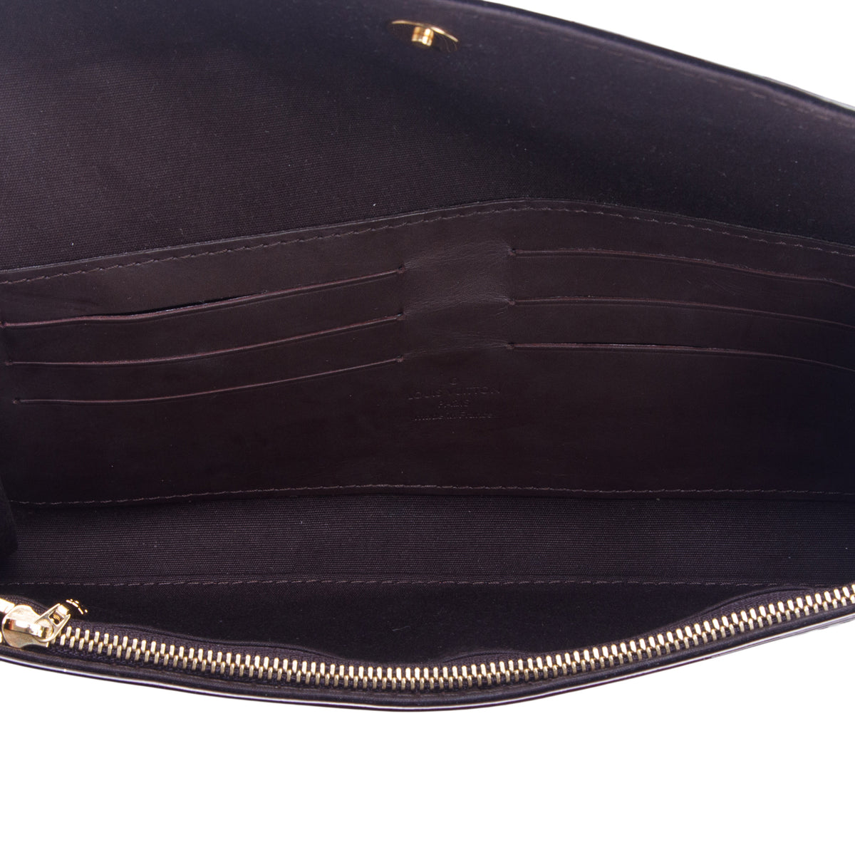 Louis Vuitton Amarante Vernis Sunset Boulevard Clutch