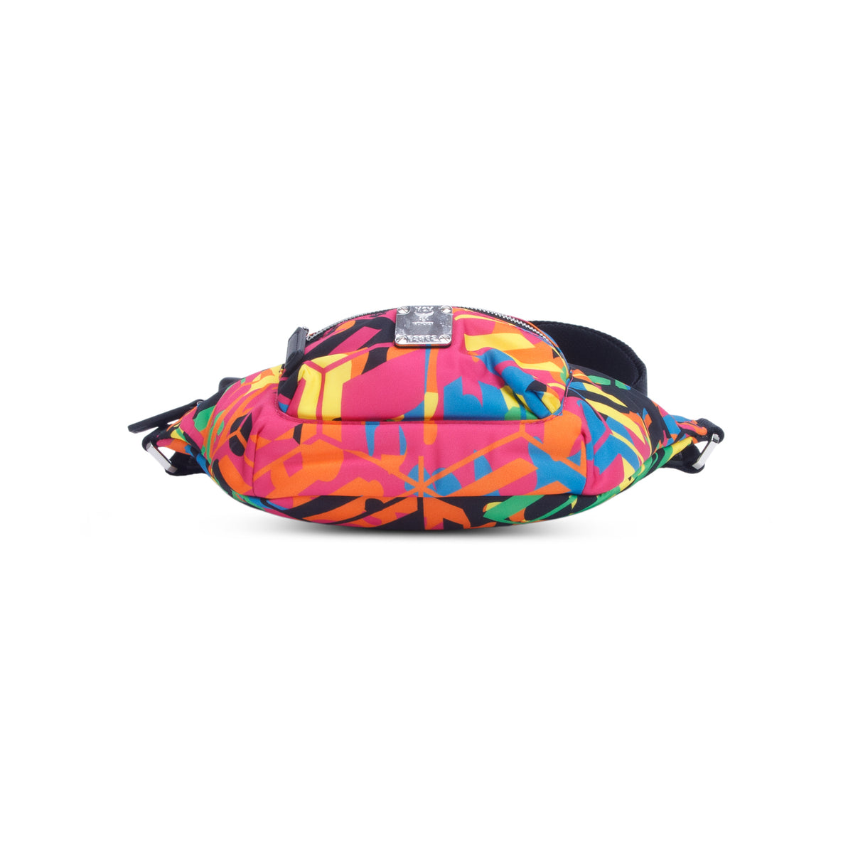 MCM Multicolor Cubic Camouflage Nylon Fursten Belt Bag