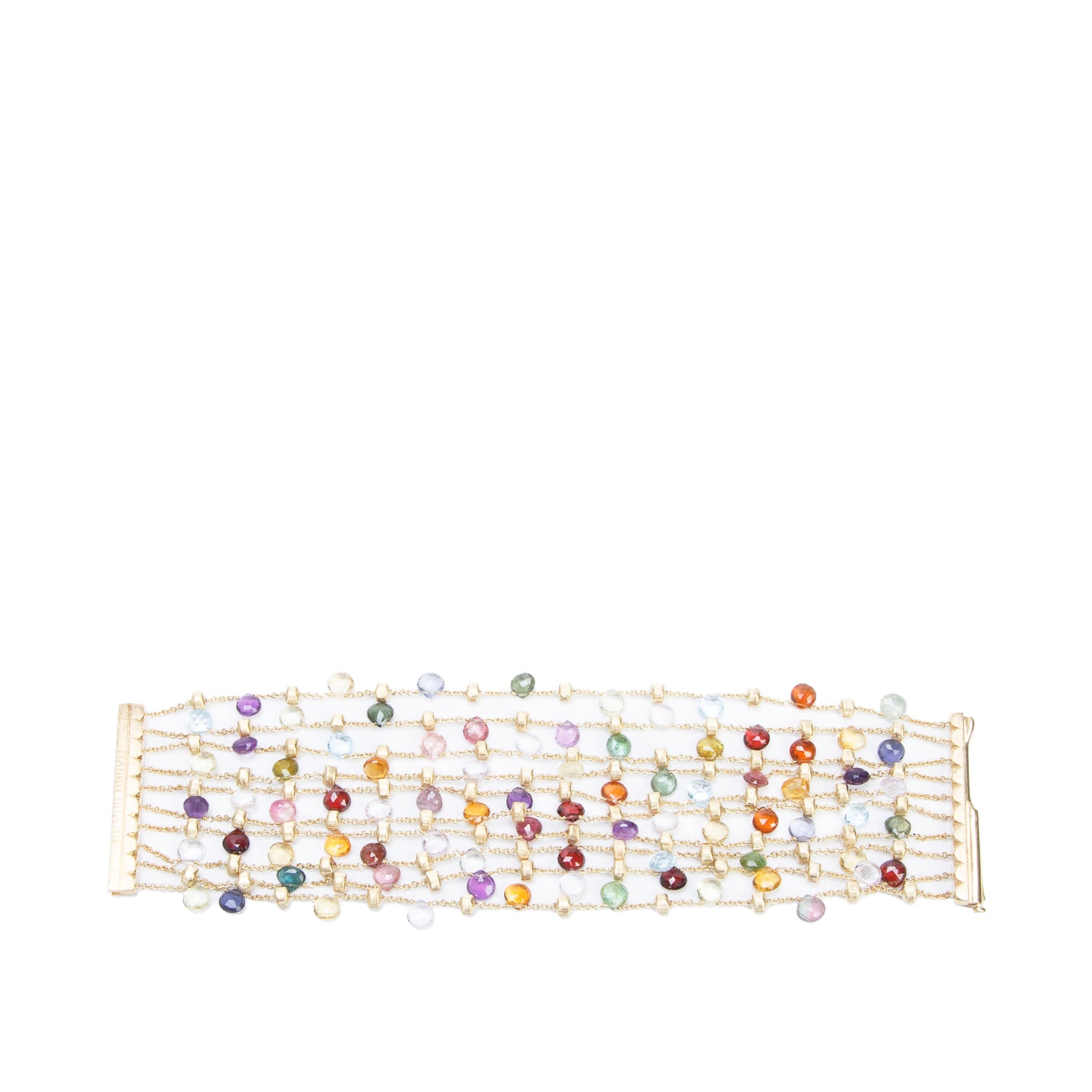 Marco Bicego 18k Yellow Gold Multi-Stone 10 Strand Paradise Bracelet