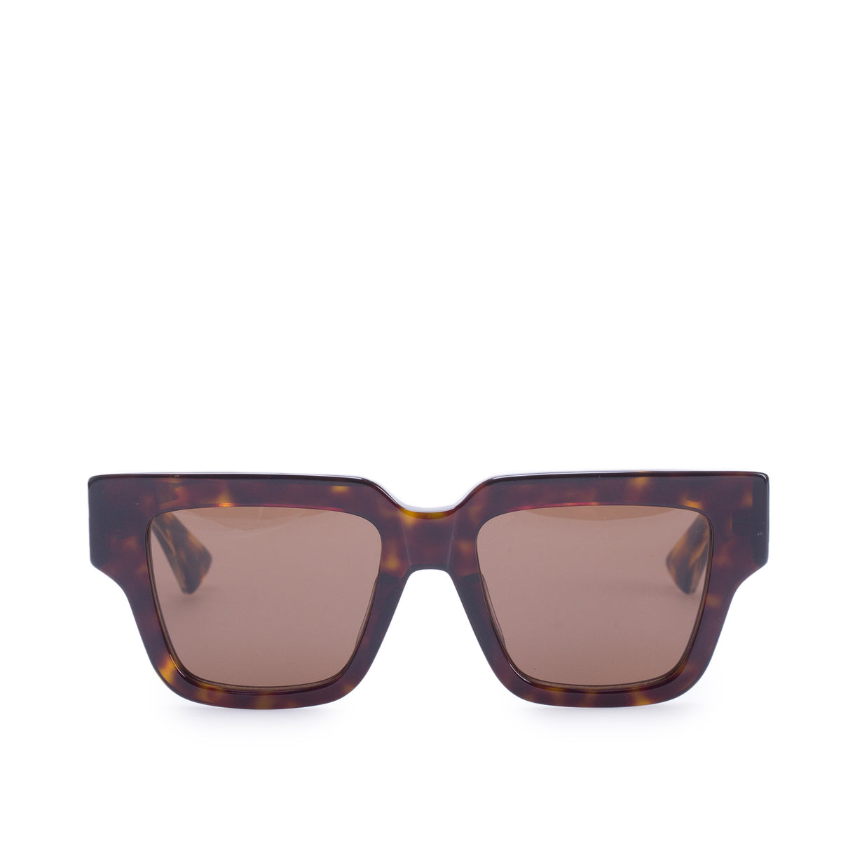 Bottega Veneta BV1276S Brown Havana Acetate Square Sunglasses